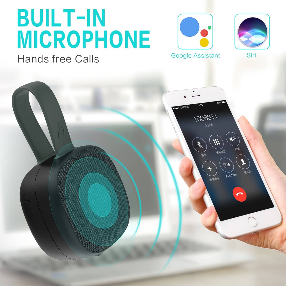 HAVIT E5 TWS Waterproof Bluetooth Speakers with IP7X, TWS, 4000mAh Power Bank - Image 11