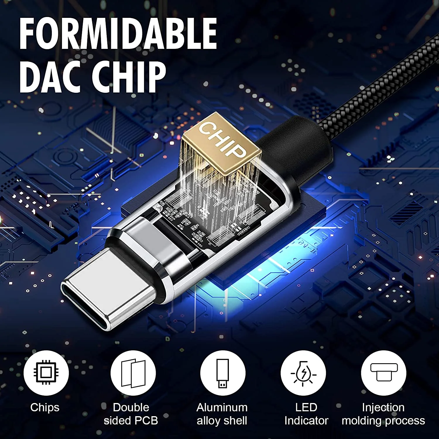 HAVIT EMD-62 5 Pin MIDI in-Out Cable with Type-C to USB Adapter - Image 9