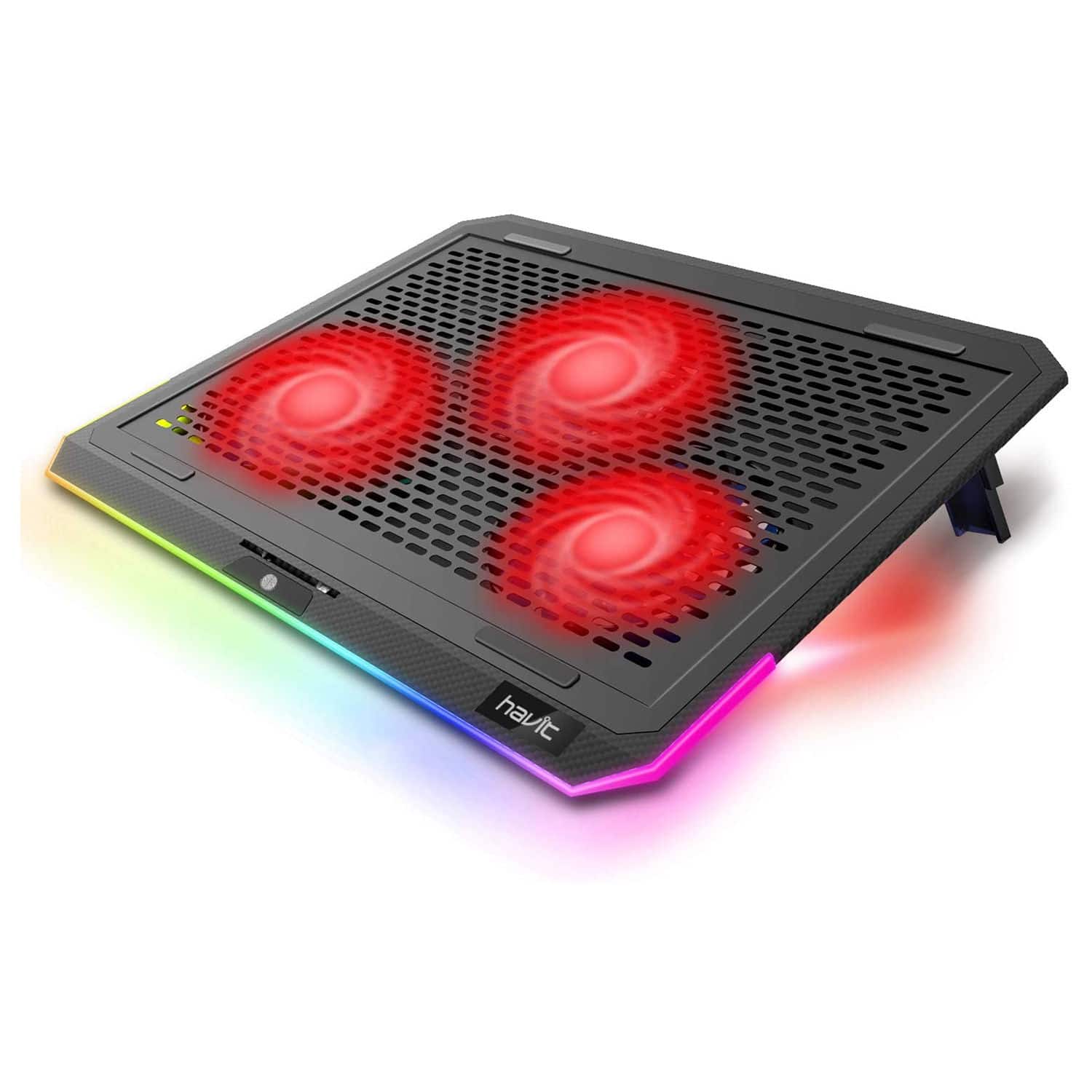 HAVIT F2073 Gaming Laptop Cooling Pad for 15.6-17 Inch Laptop with RGB Backlight & Touch Control - Image 10