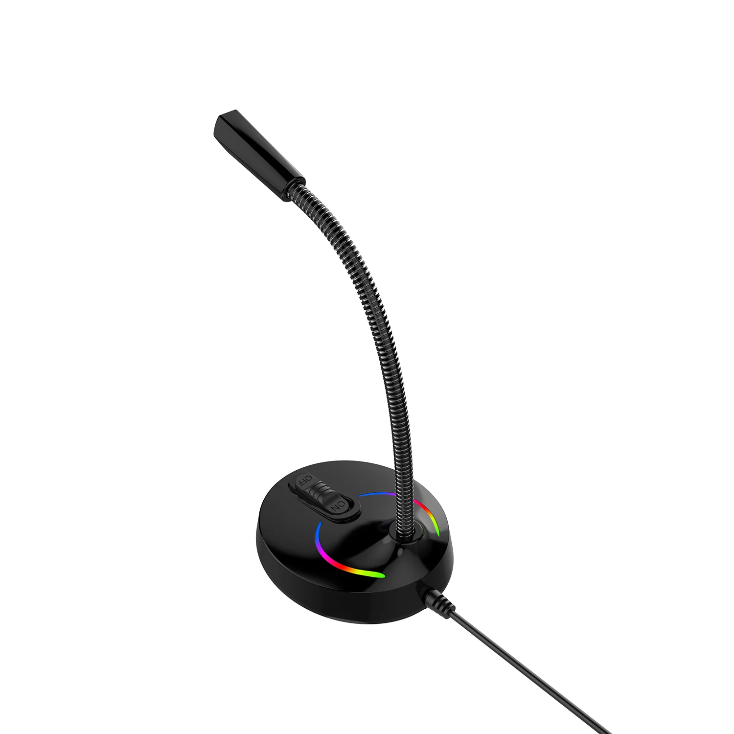 HAVIT GK55 USB Gaming Microphone with Mute Button & LED Light for Computer, PC, Laptop, Mac - Image 4