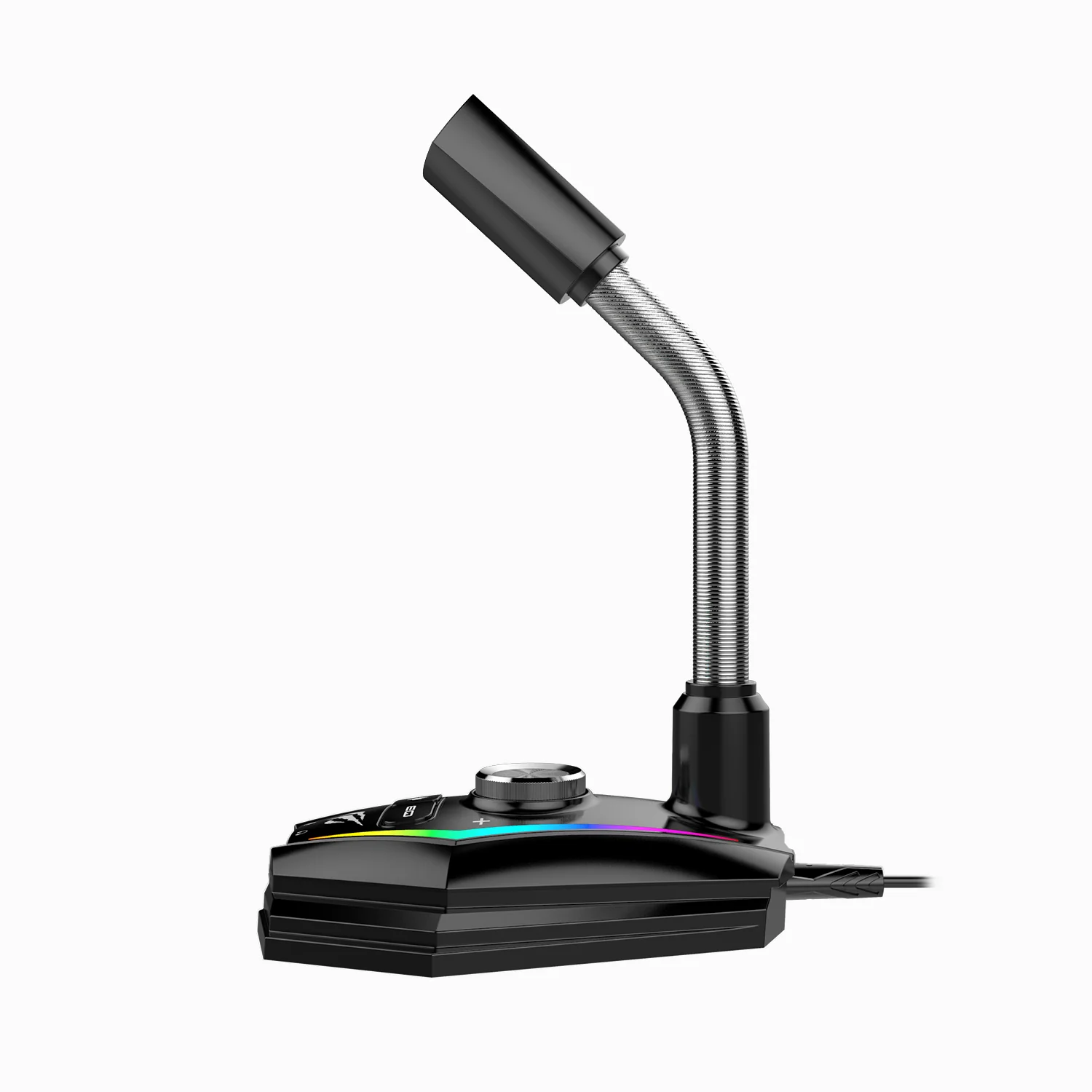 HAVIT GK56 Gaming Microphone with RGB Light & Volume Control Knob Button - Image 3