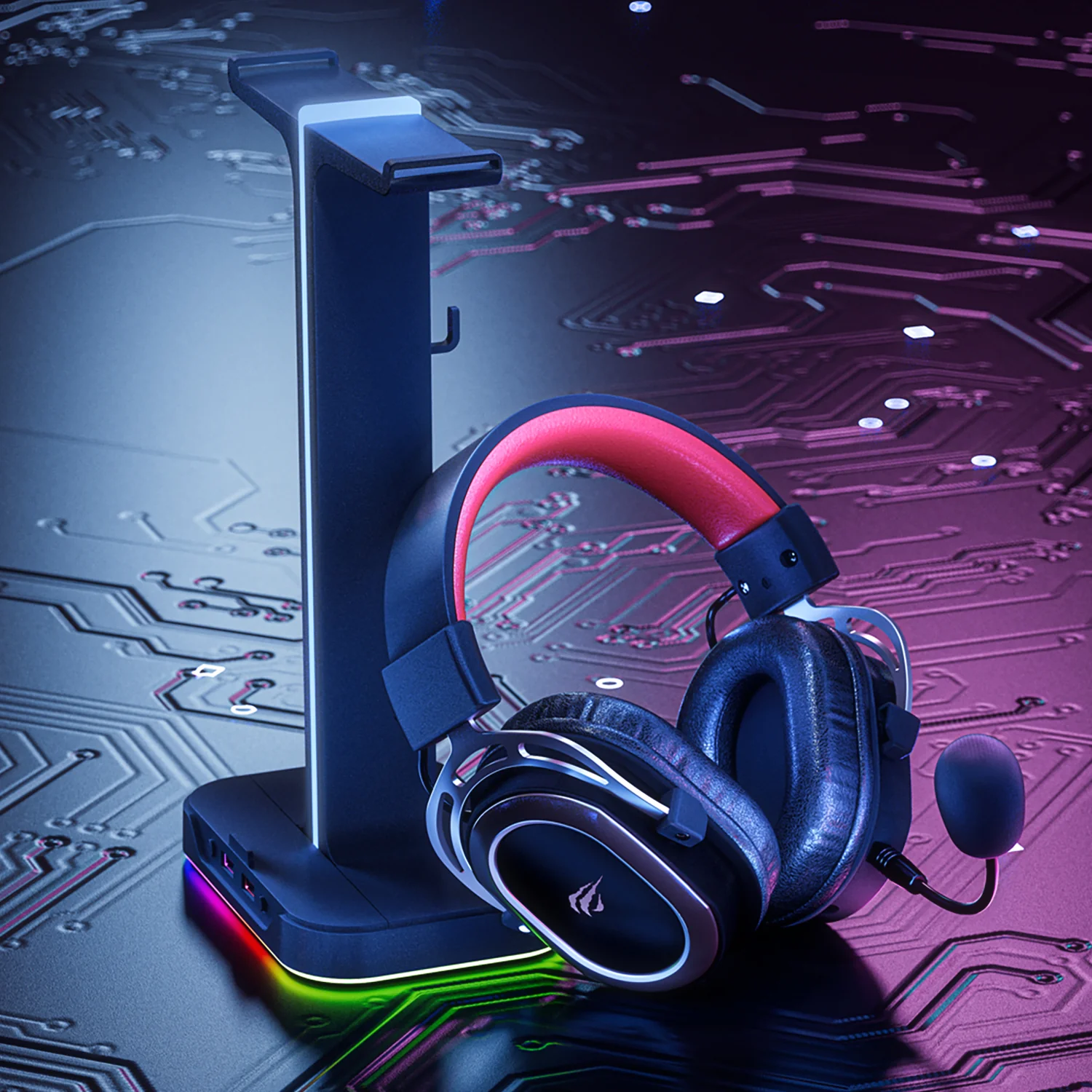 HAVIT H2008D Wired Gaming Headphones Detachable MIC 3.5mm Plug 50mm Drivers Surround Sound - Image 9