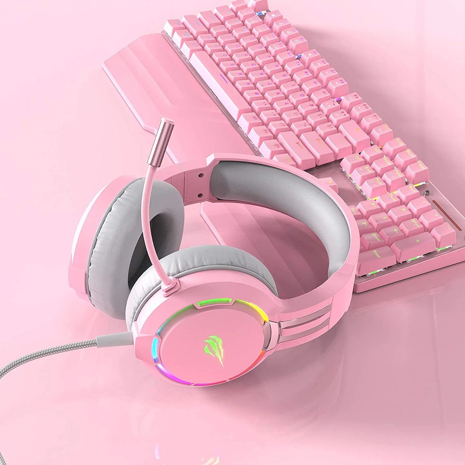 HAVIT H2010D RGB Wired Gaming Headset with Volume Control & HD Microphone - Image 14