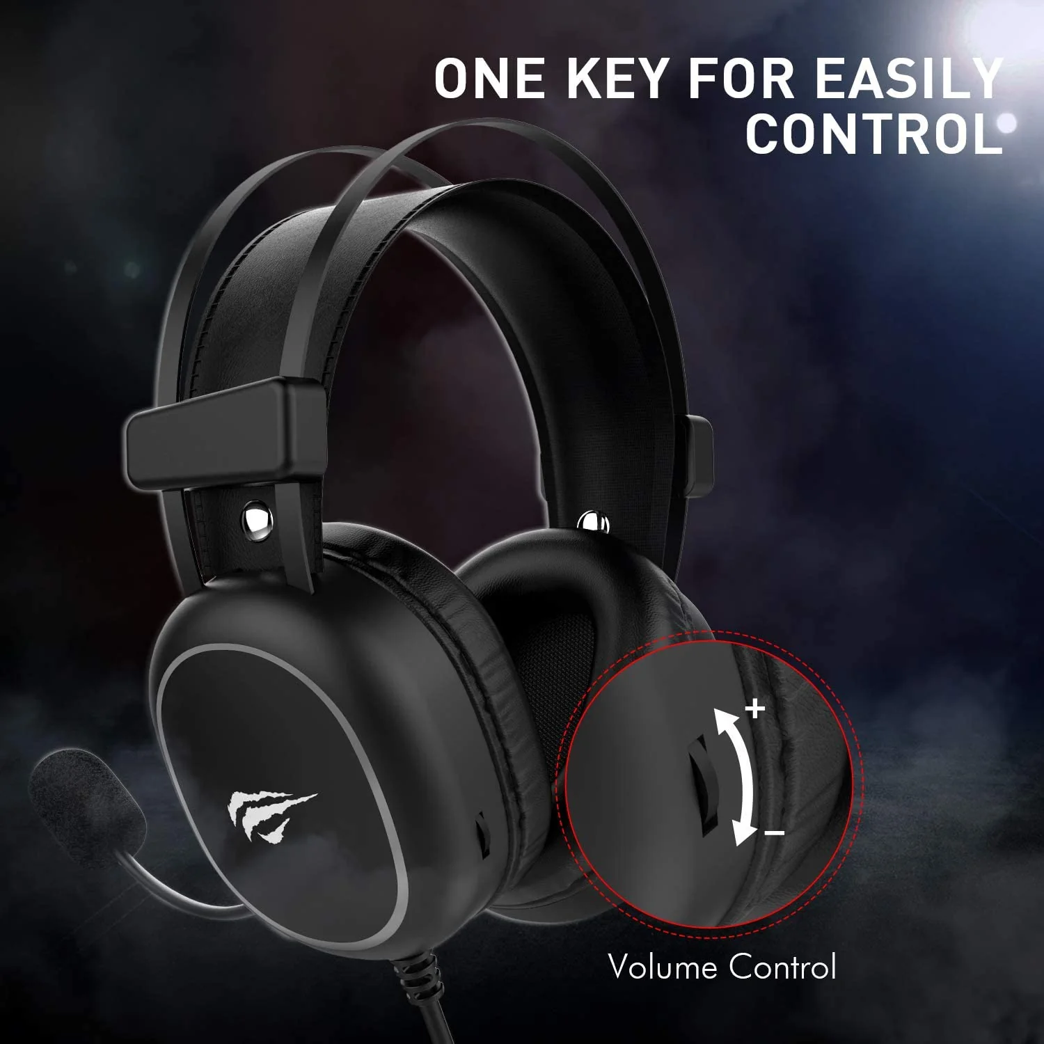 HAVIT H2016D RGB Wired Gaming Headset with Microphone Stereo Surround Sound - Image 5