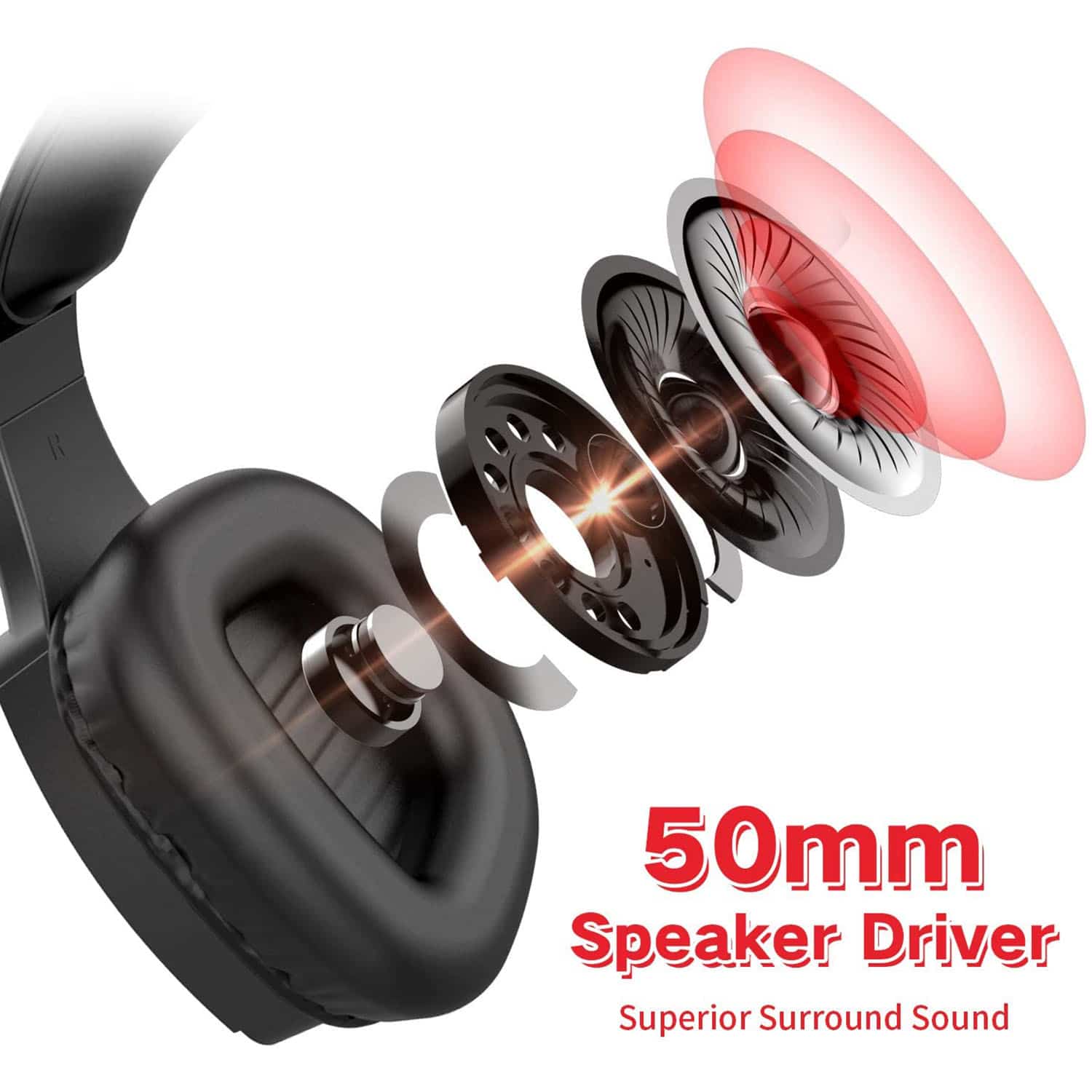 HAVIT H2025D RGB Wired Gaming Headset with 50mm Drivers & Volume Control - Image 5