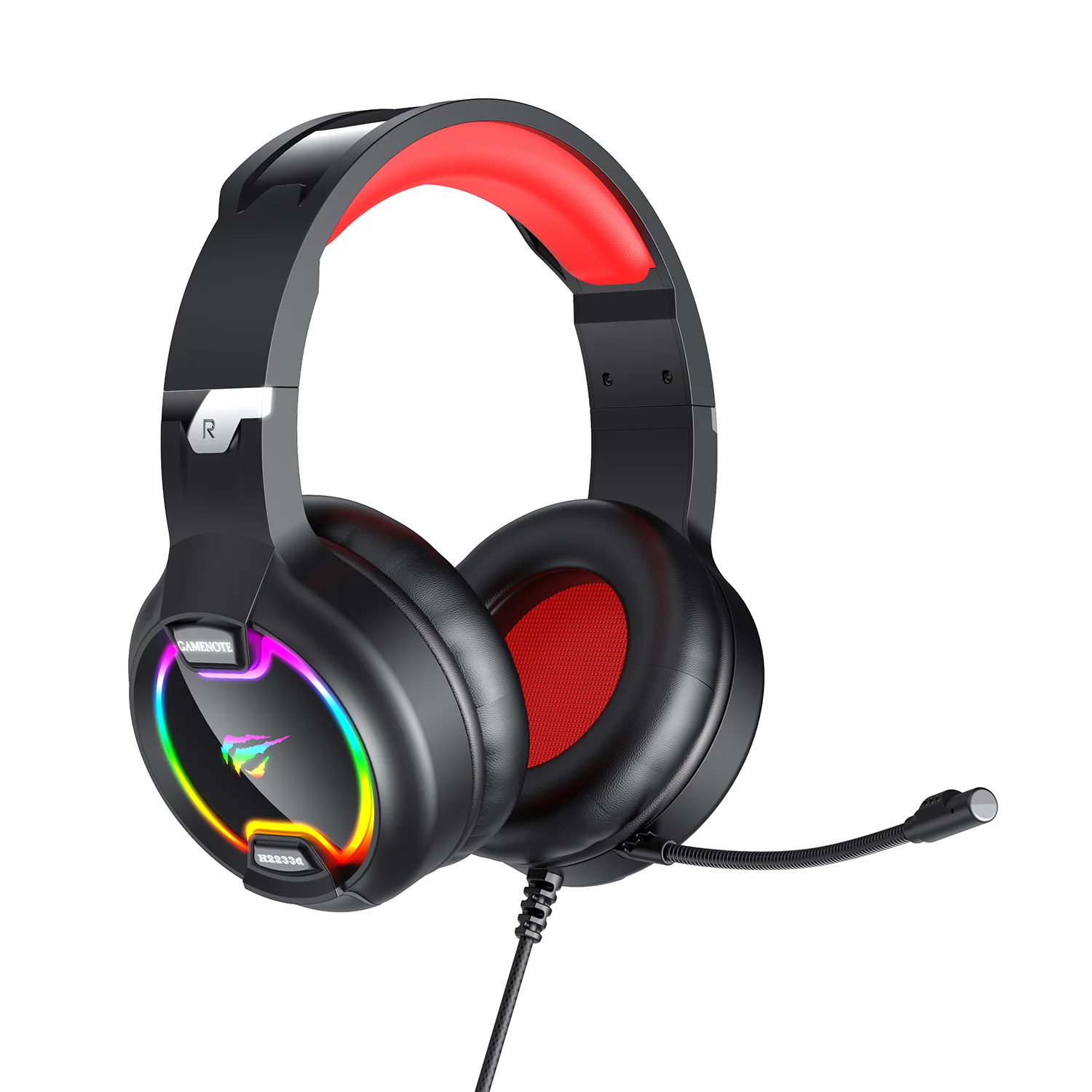 HAVIT H2233D RGB Cat Ear Headphones Gaming Headset with Volume Control & Microphone Mute Button - Image 7