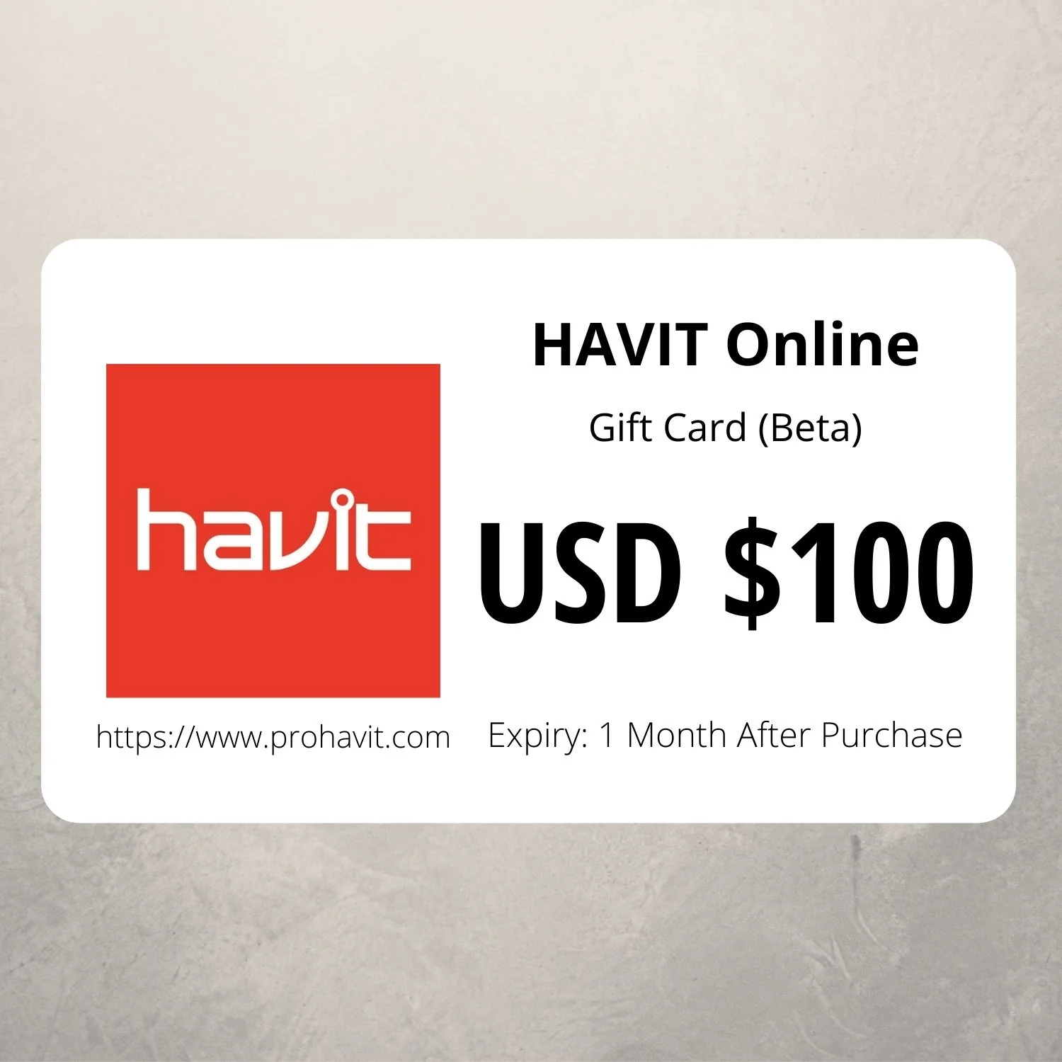 HAVIT Online Digital Gift Card (Beta) - Image 2