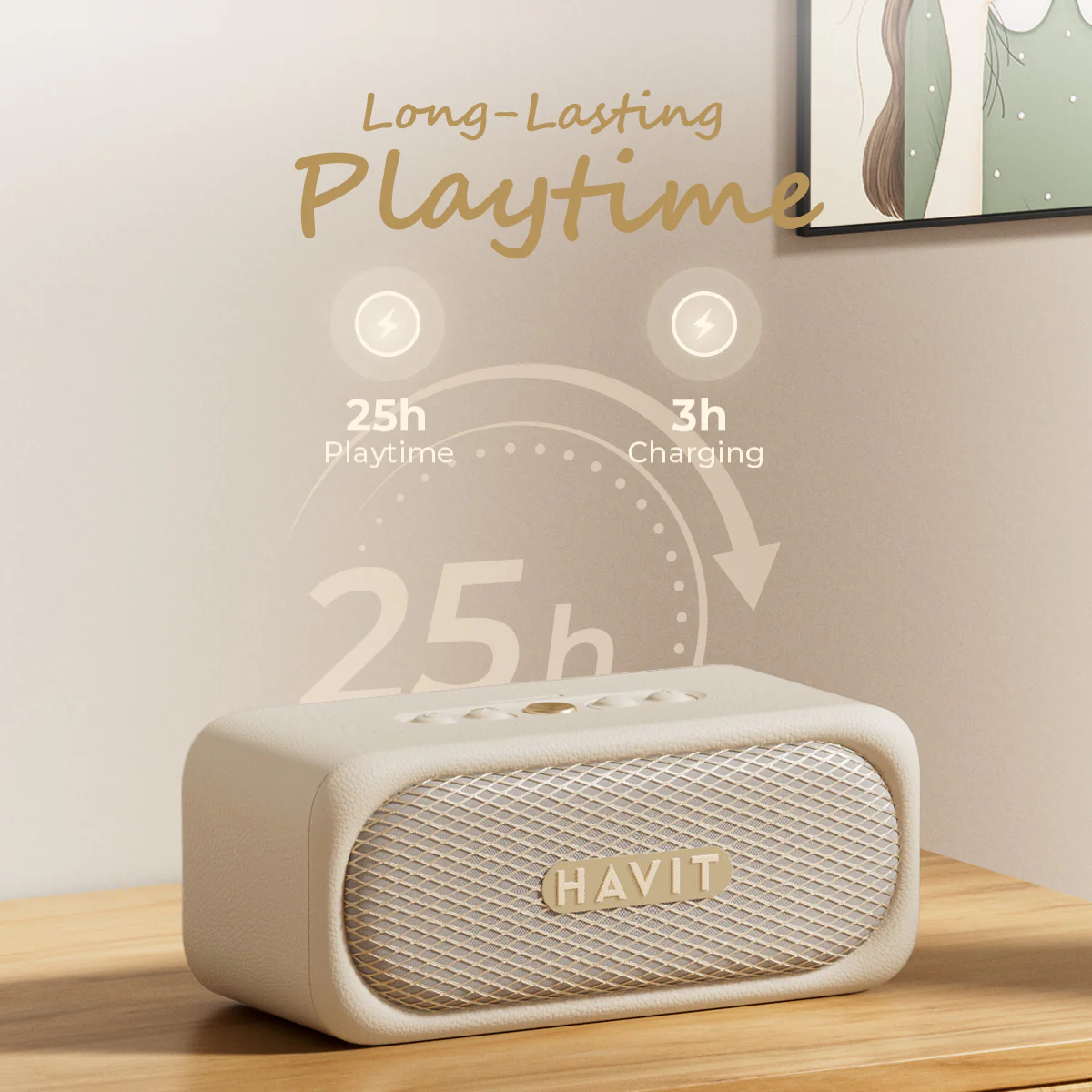HAVIT SK905BT IPX7Waterproof Portable Speaker - Image 4