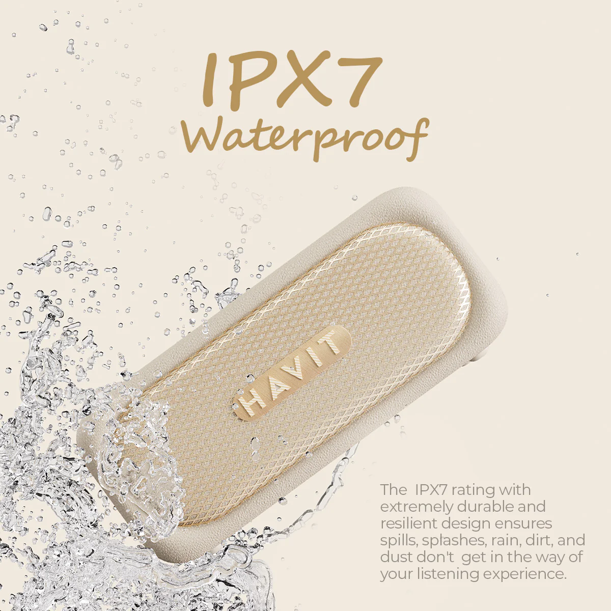 HAVIT SK905BT IPX7Waterproof Portable Speaker - Image 5