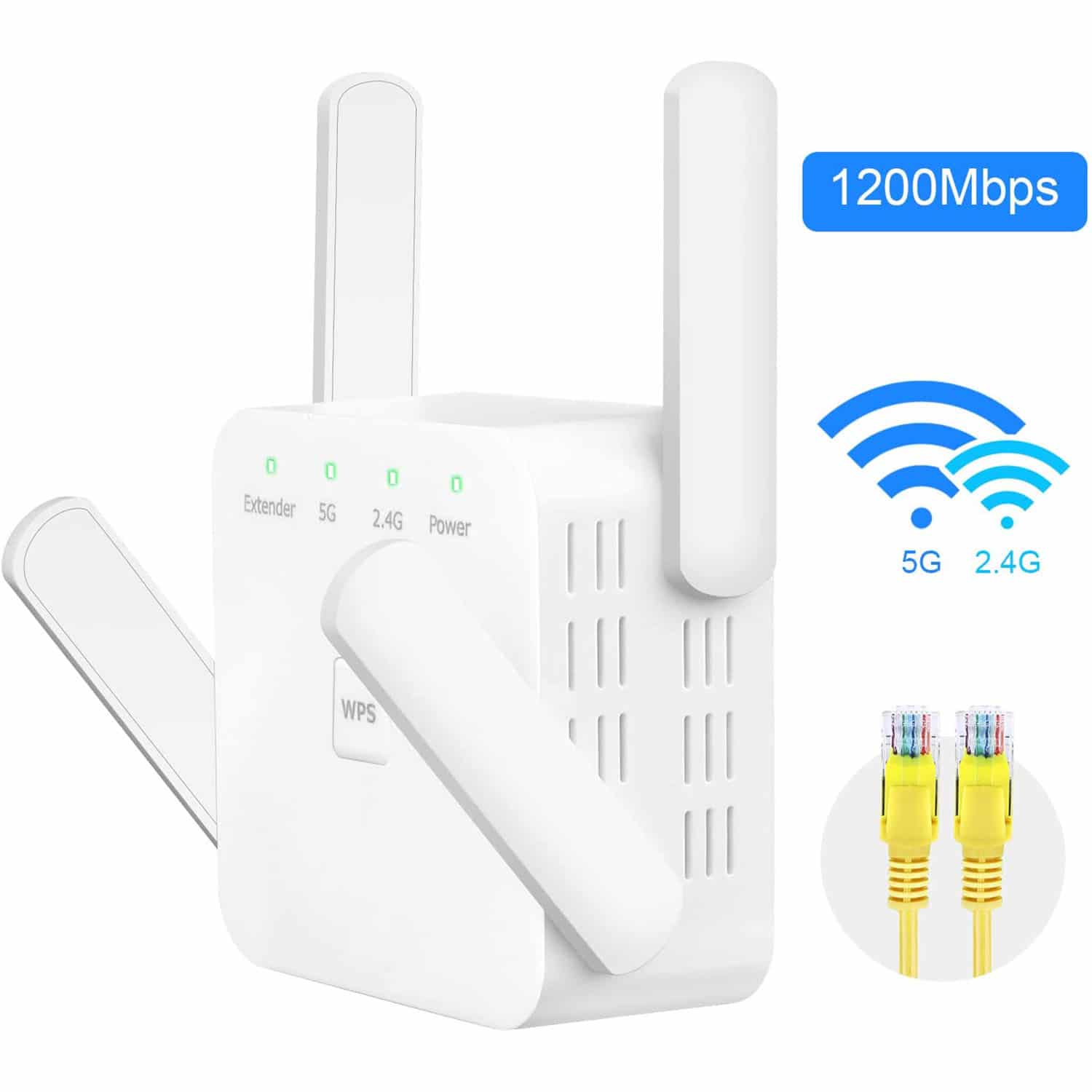 HAVIT HV-1200ZJ WiFi Range Extender with 2.4/5GHz Dual Band - Image 2