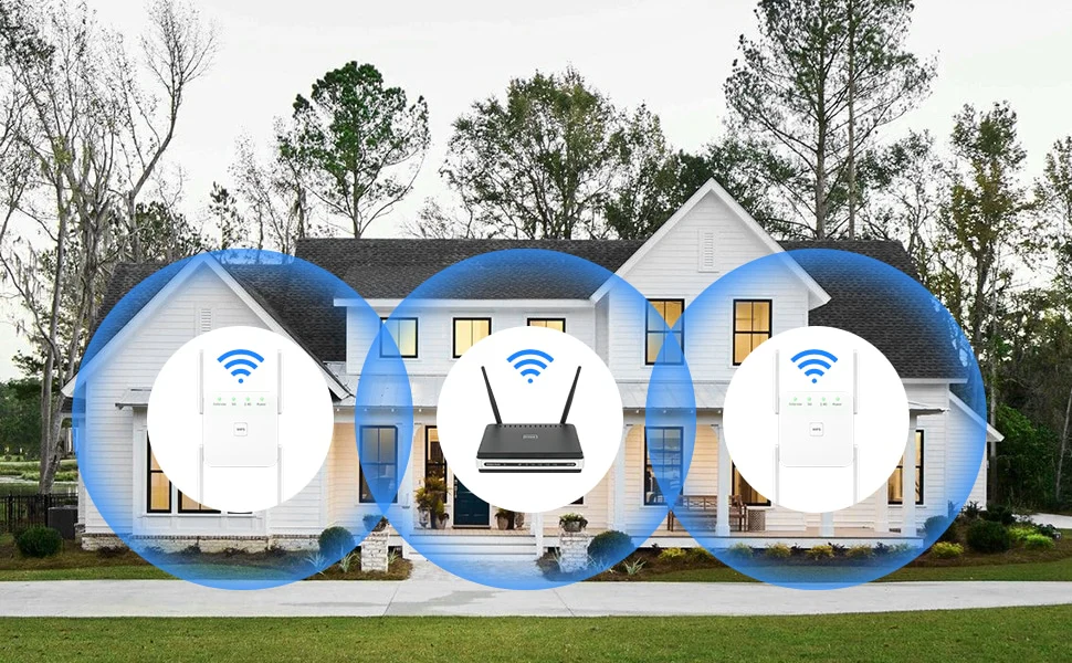 HAVIT HV-1200ZJ WiFi Range Extender with 2.4/5GHz Dual Band - Image 4