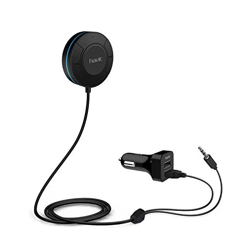 HAVIT HV-BT015 In Car Bluetooth 4.1 Transmitter and Receiver Kit
