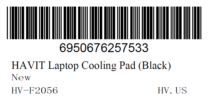 HAVIT HV-F2056 15.6"-17" Laptop Cooler Cooling Pad - Portable USB Powered (3 Fans) - Image 30