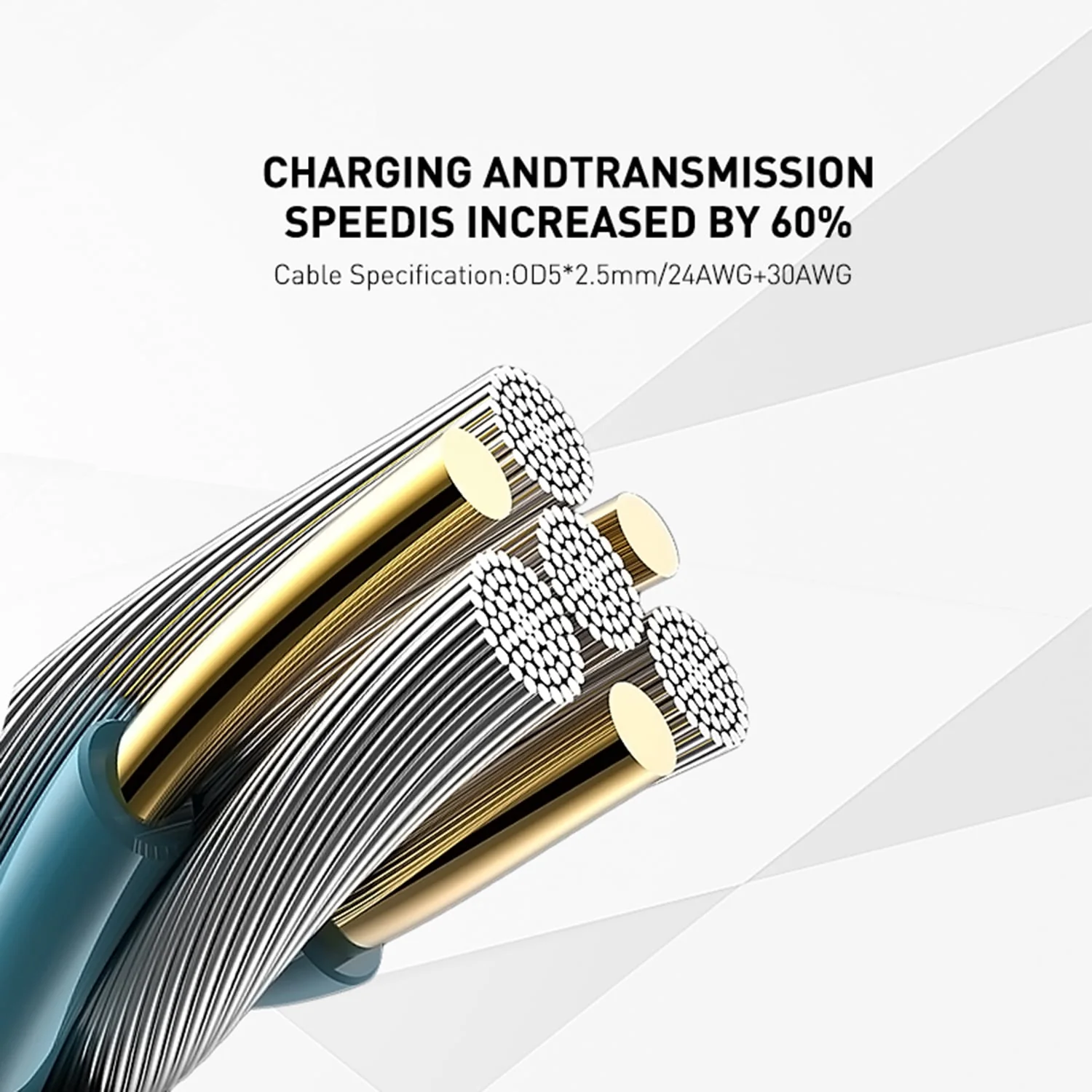 HAVIT HV-H6112 USB 2.0 A-Male to Micro B Charger Cable, Fast Charging, Silver - Image 7