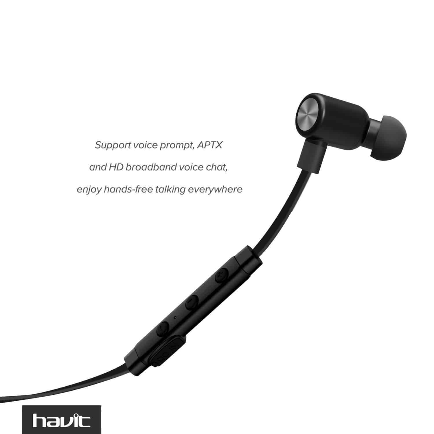 HAVIT HV-H927BT Wireless Bluetooth 4.1 In-Ear Sports Earbuds - Image 10