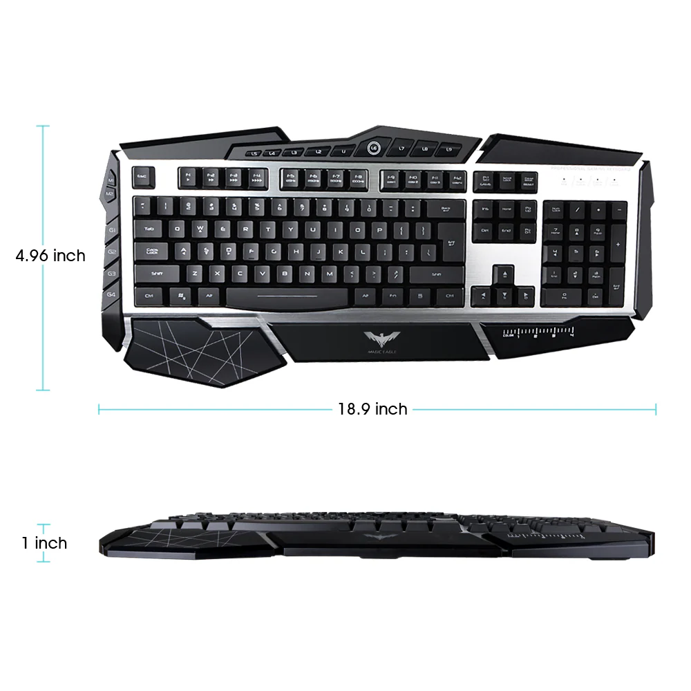 HAVIT Lammergeier HV-KB346L Programmable Backlit Gaming Keyboard - Image 4