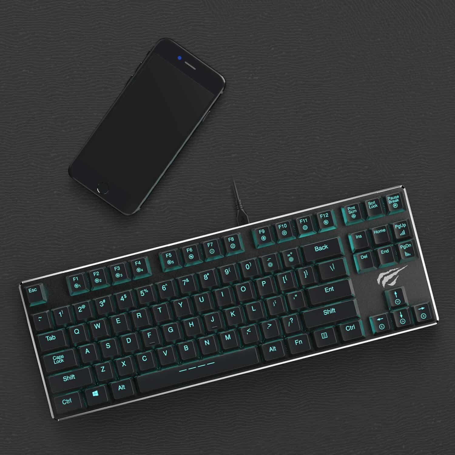 HAVIT HV-KB390L Low Profile Mechanical Keyboard, 87-Key, Programmable, LED, Kailh PG1350 - Image 13