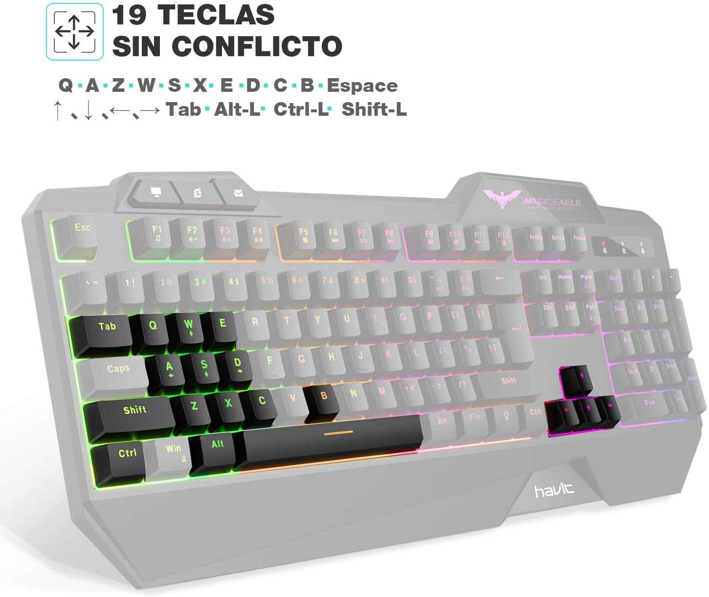 HAVIT HV-KB391L Gaming Keyboard - Image 3
