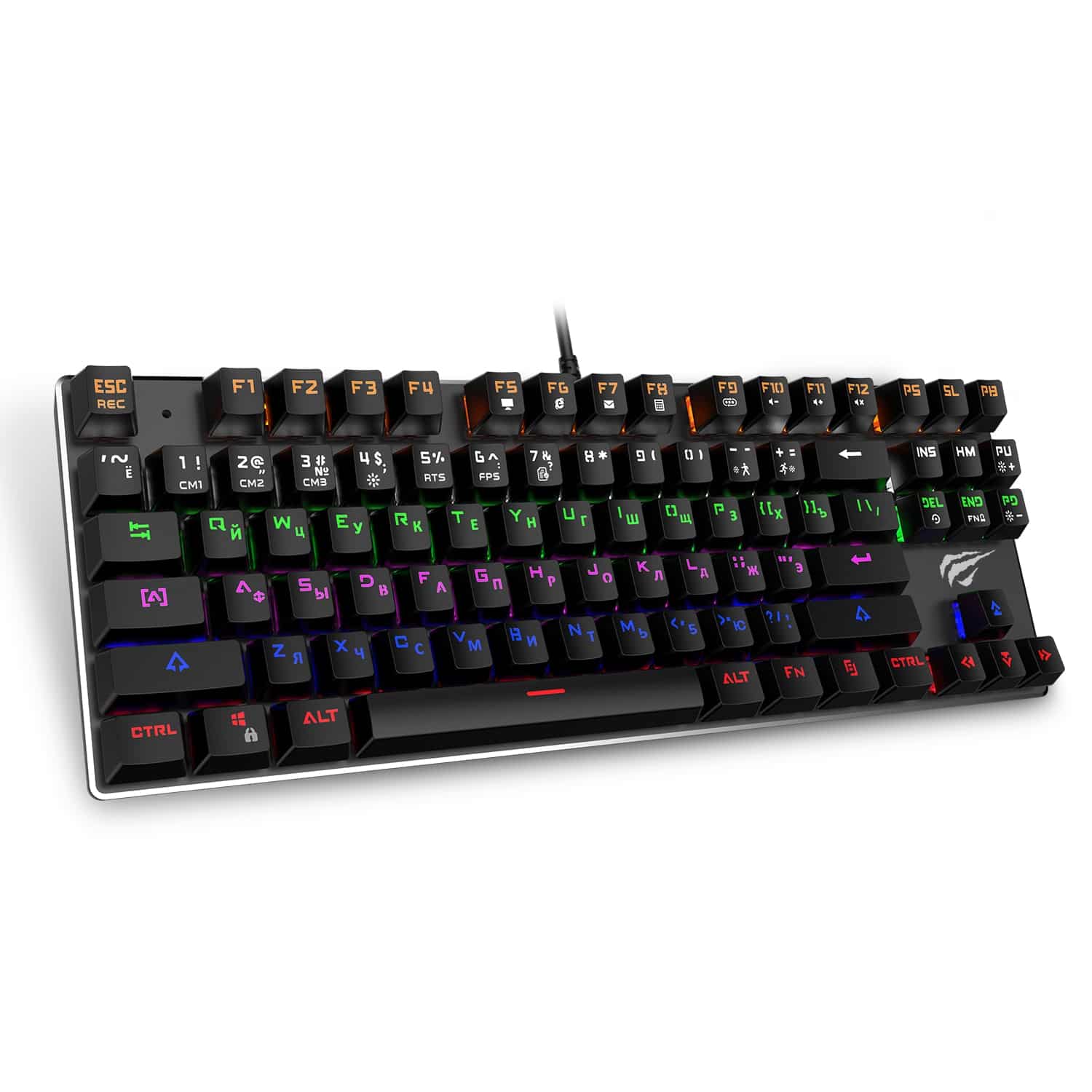 HAVIT HV-KB435L Tenkeyless Mechanical Keyboard, 87 Keys, RGB Backlights - Image 12