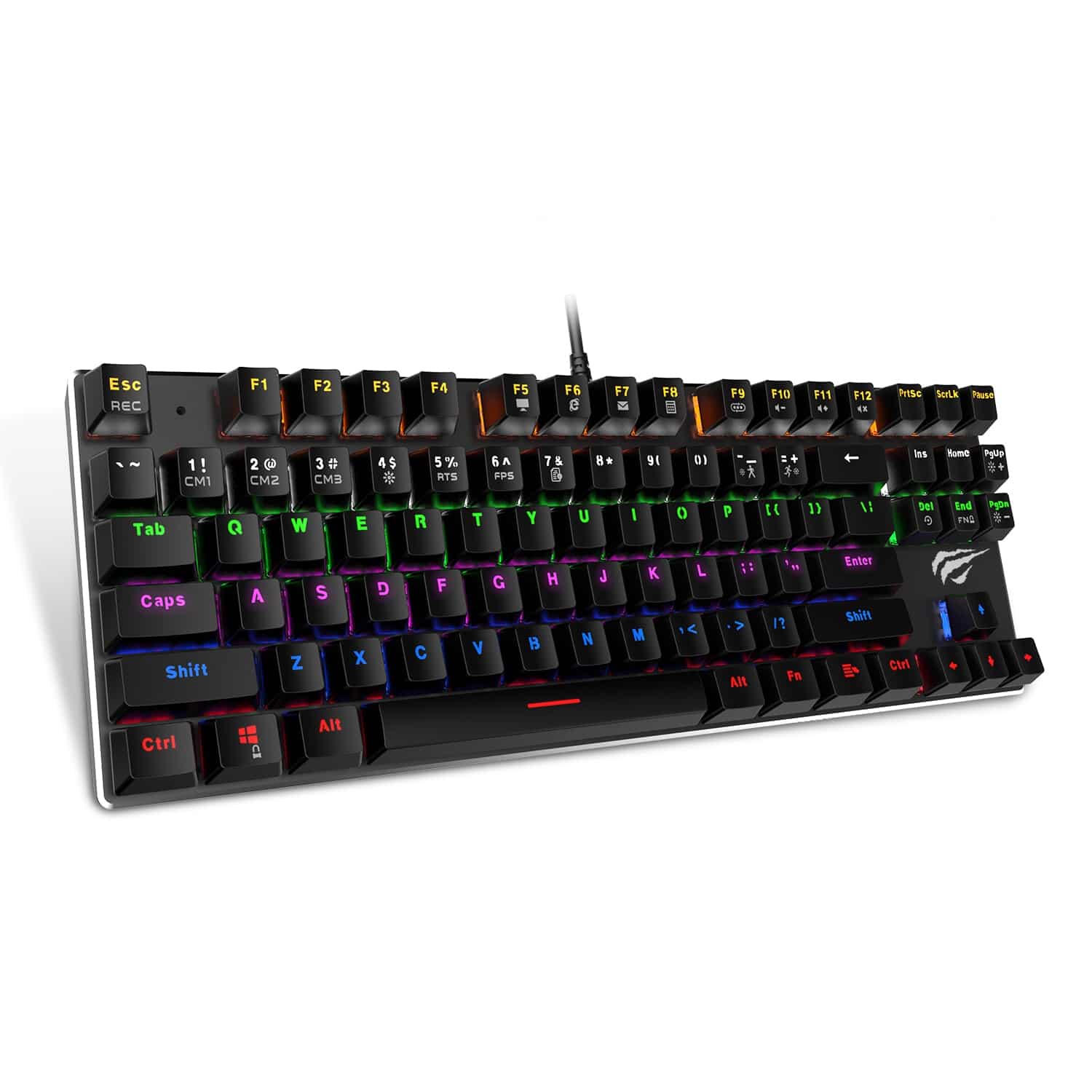 HAVIT HV-KB435L Tenkeyless Mechanical Keyboard, 87 Keys, RGB Backlights - Image 14