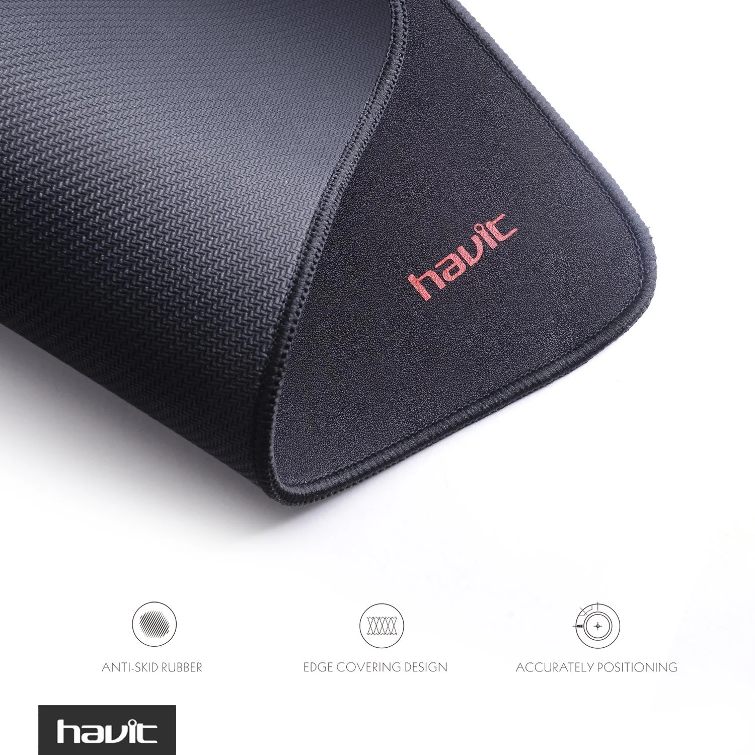 HAVIT HV-MP850 Gaming Mouse Pad, Water-Resistant with Non-slip Rubber Base - Image 3