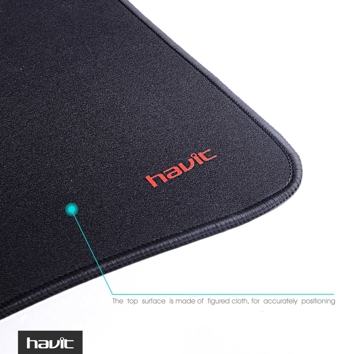 HAVIT HV-MP850 Gaming Mouse Pad, Water-Resistant with Non-slip Rubber Base - Image 5