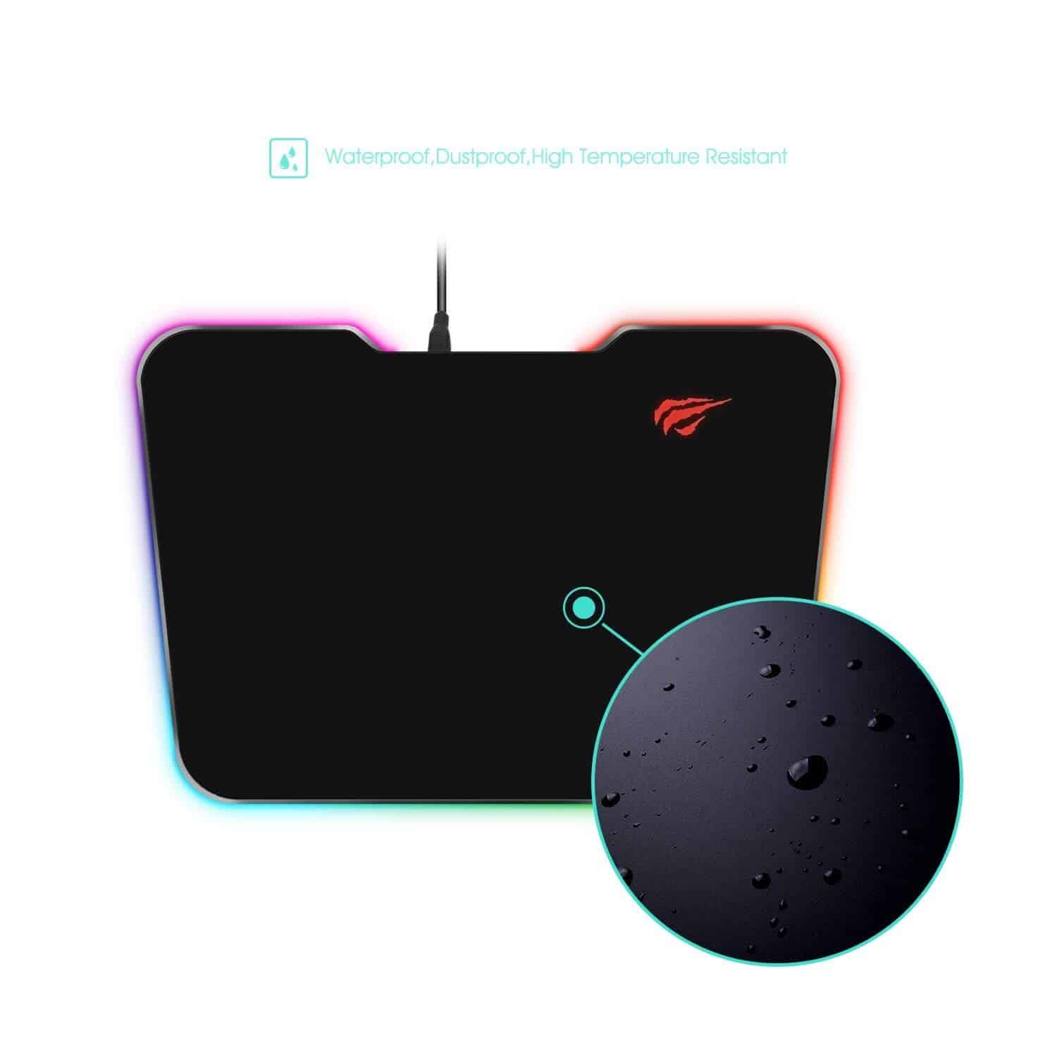HAVIT HV-MP851 RGB Mouse Pad with 7 Adjustable LED Color Modes - Image 7