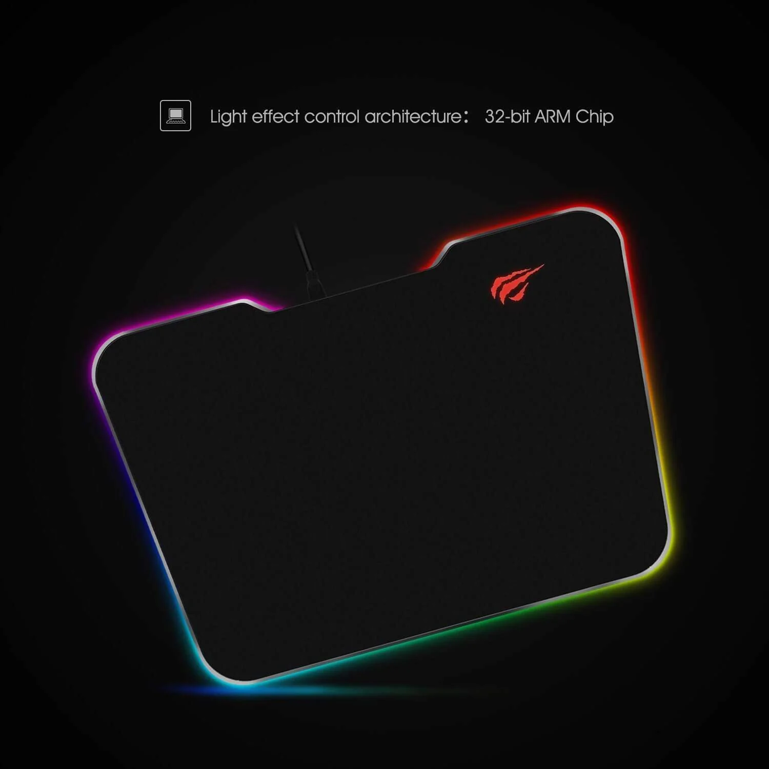HAVIT HV-MP851 RGB Mouse Pad with 7 Adjustable LED Color Modes - Image 8