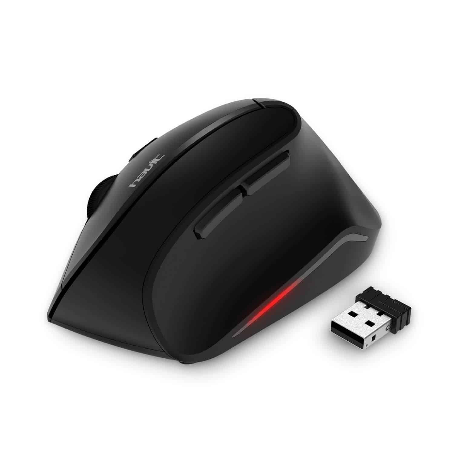HAVIT HV-MS55GT Wireless Vertical Mouse with Ergonomic Design, Optical - Image 13