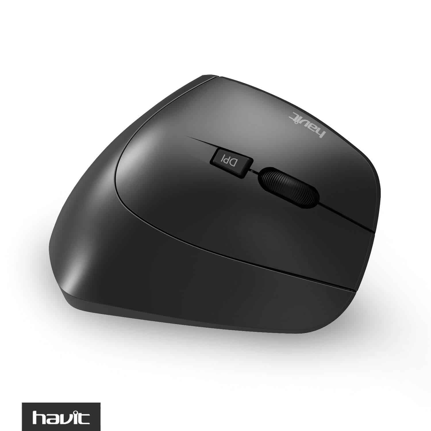 HAVIT HV-MS55GT Wireless Vertical Mouse with Ergonomic Design, Optical - Image 19