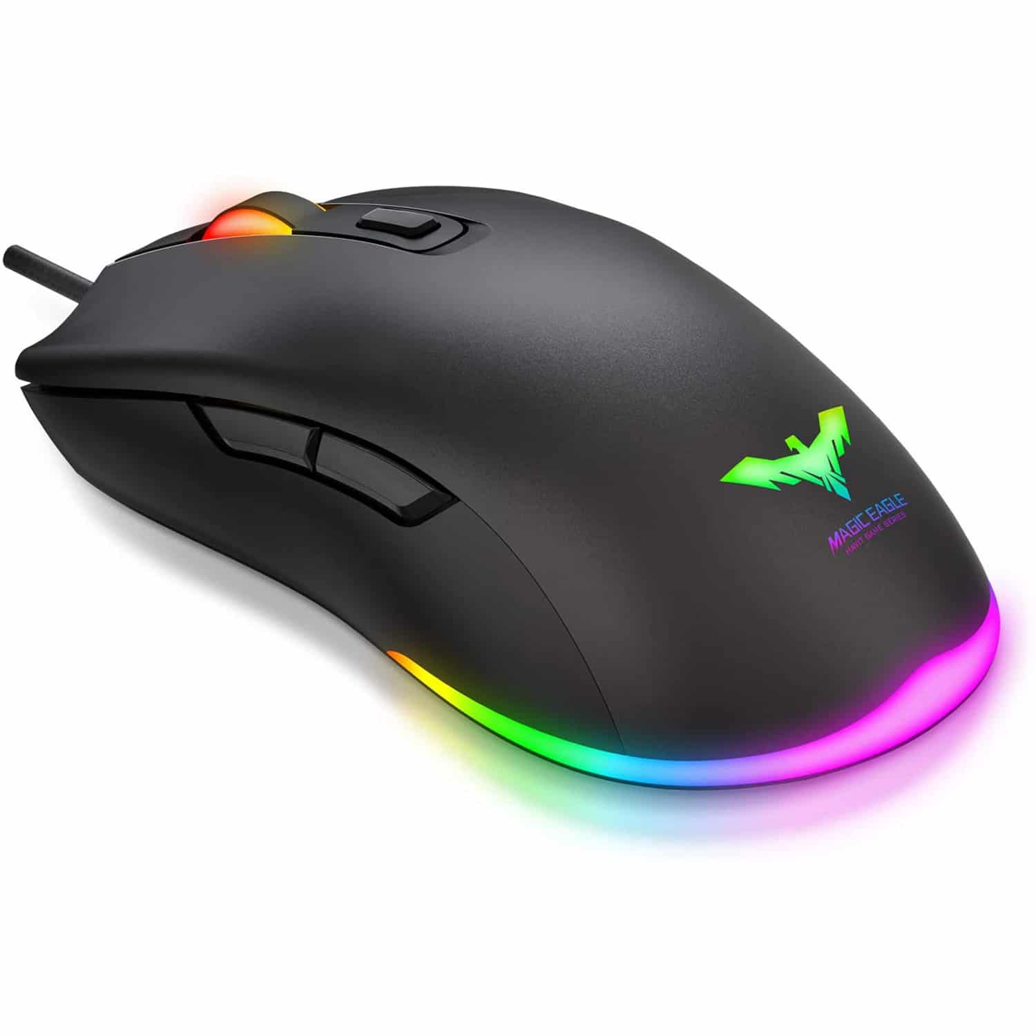 HAVIT MS732 RGB Gaming Mouse with 6400 DPI, Programmable, 7 Color Backlights, 6 Buttons (2020 Version) - Image 10