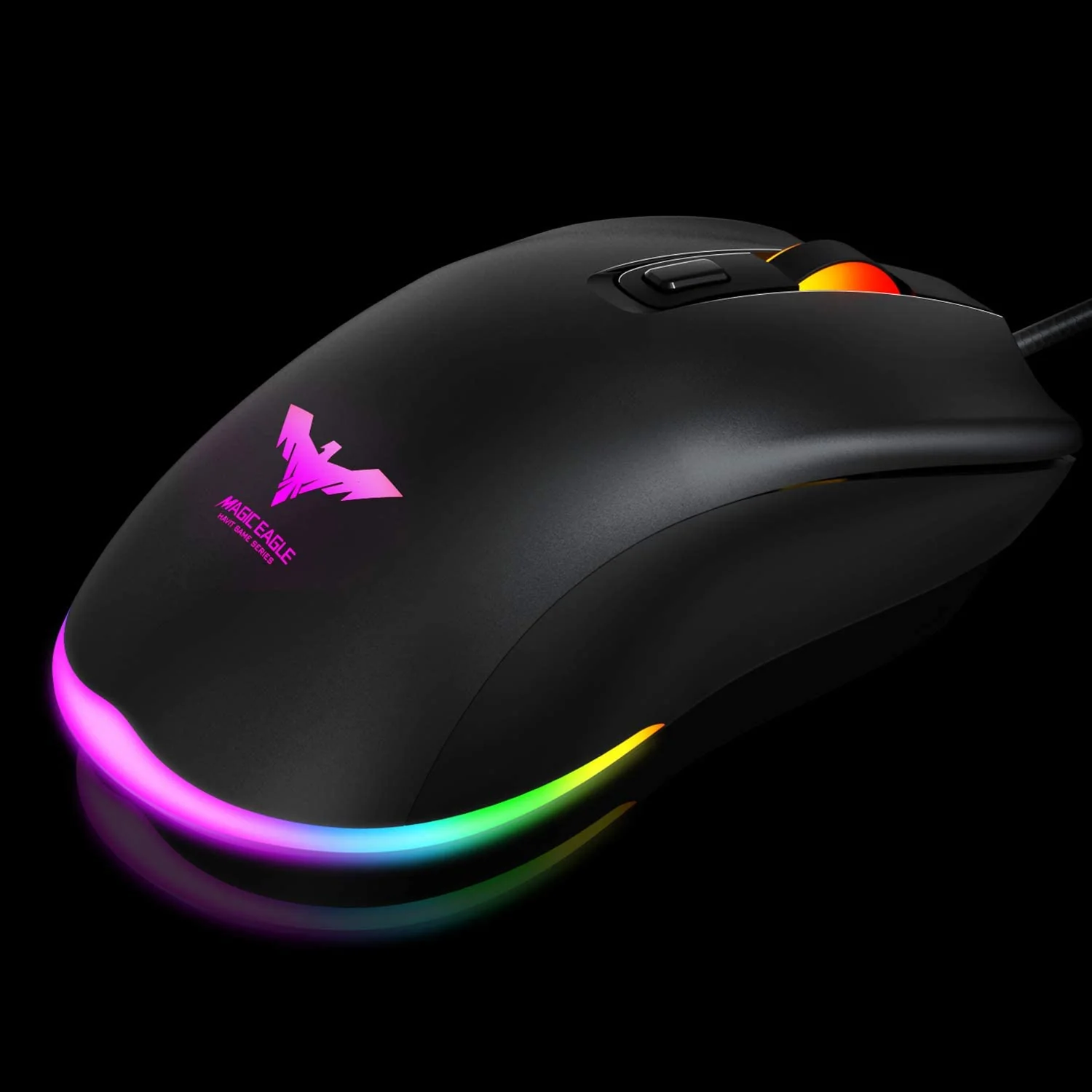 HAVIT MS732 RGB Gaming Mouse with 6400 DPI, Programmable, 7 Color Backlights, 6 Buttons (2020 Version) - Image 8