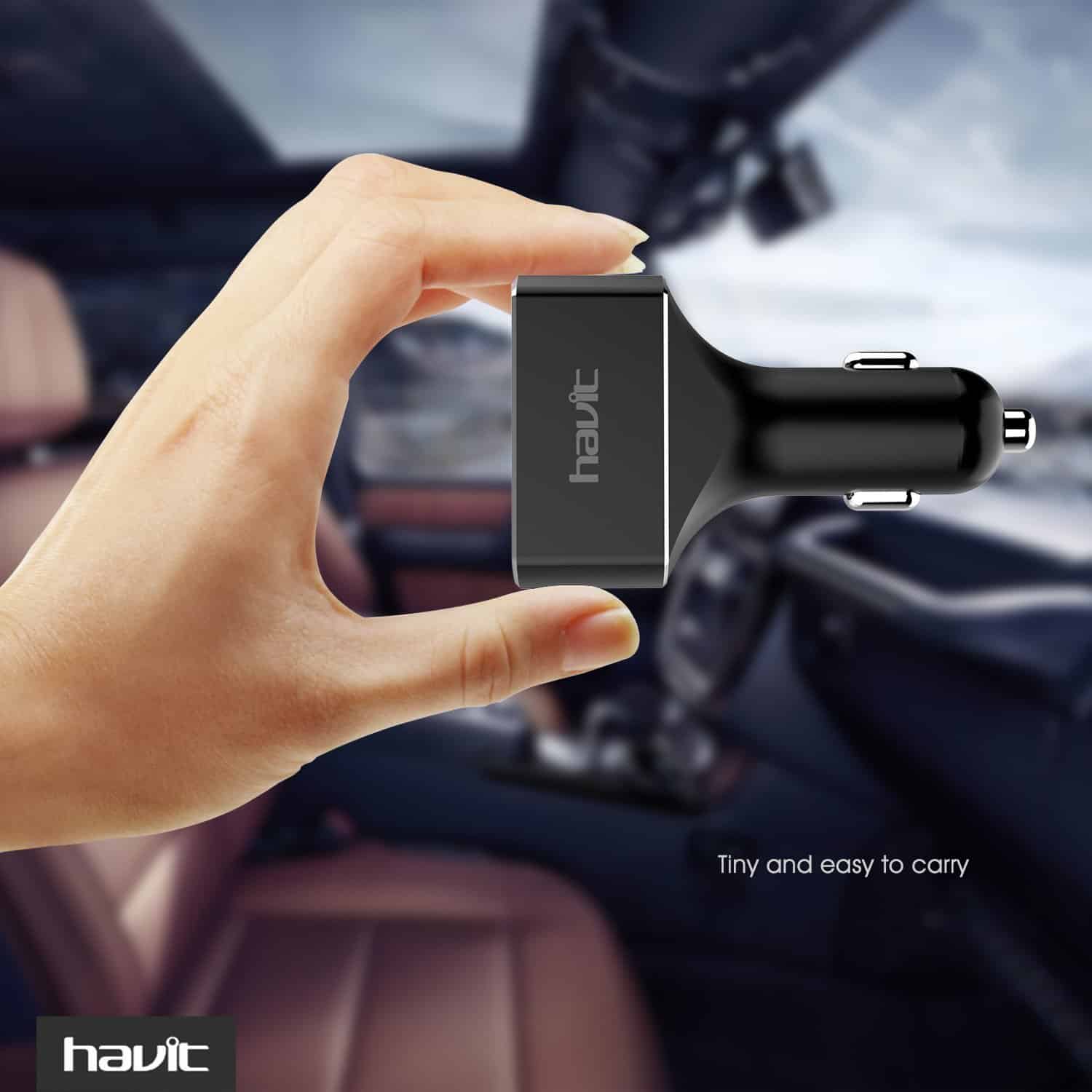 HAVIT HV-UC2034 Quick Charge 3.0 Car Charger, 54W, 4 USB Ports - Image 6