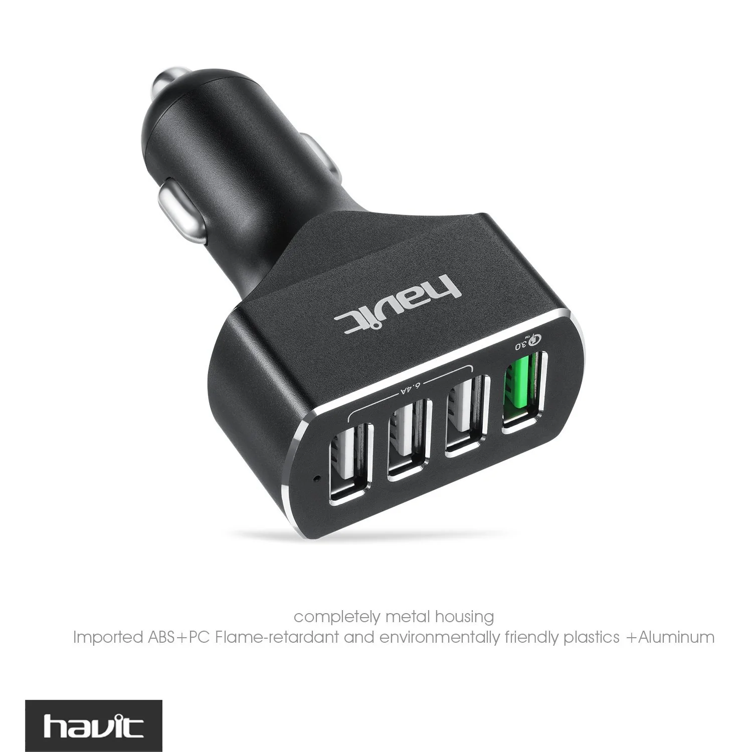 HAVIT HV-UC2034 Quick Charge 3.0 Car Charger, 54W, 4 USB Ports - Image 9