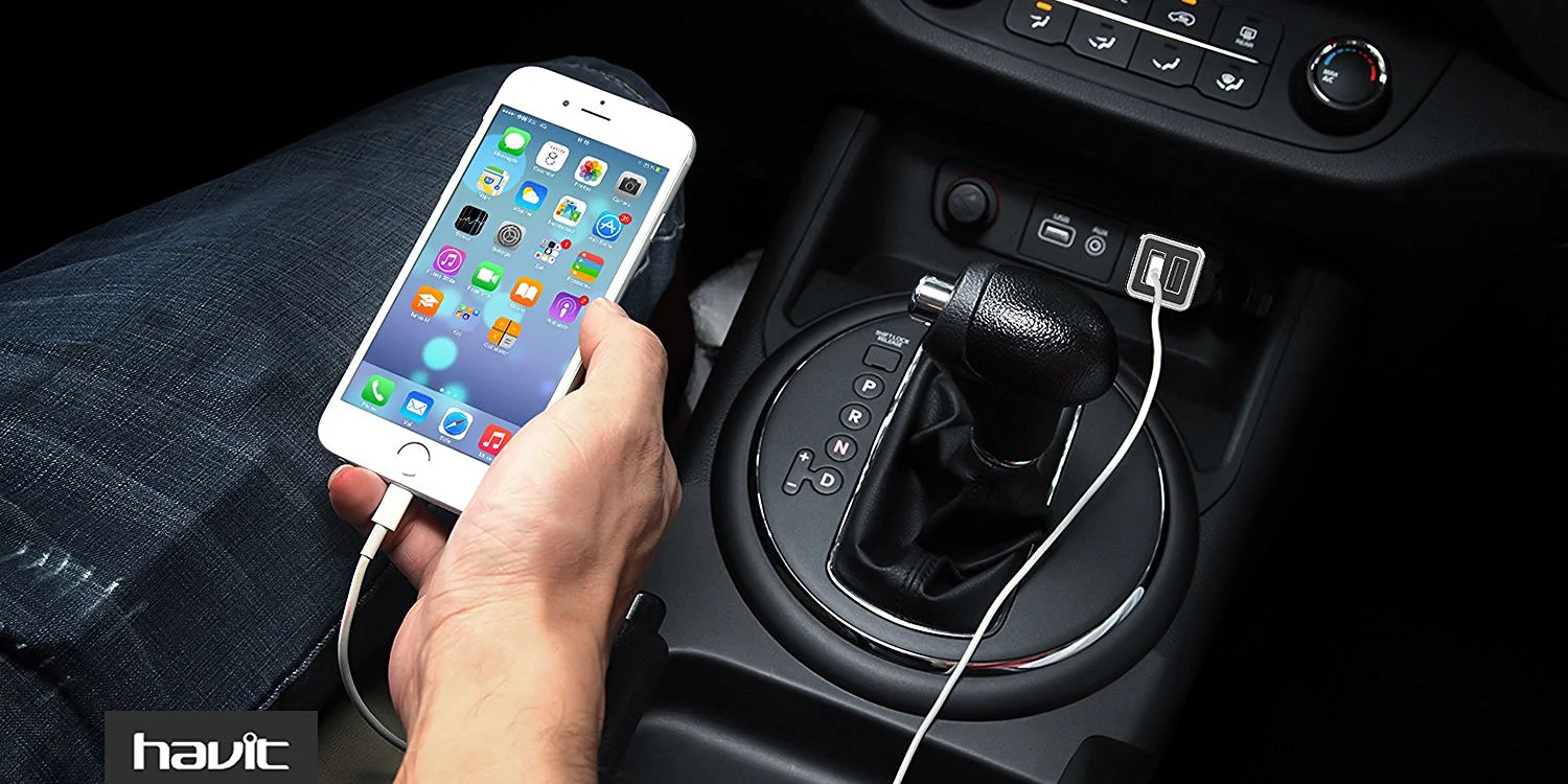 HAVIT HV-UC264 2.4A Dual Port USB Car Charger - Image 3