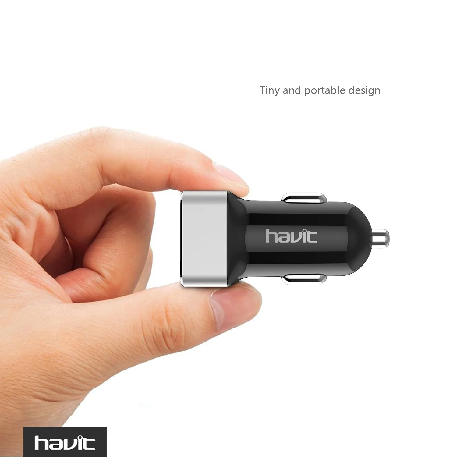 HAVIT HV-UC264 2.4A Dual Port USB Car Charger - Image 5