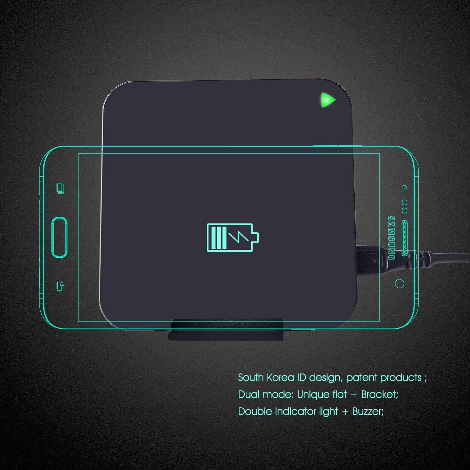HAVIT HV-WL202 Qi Fast Charge Wireless Charging Pad - Image 17