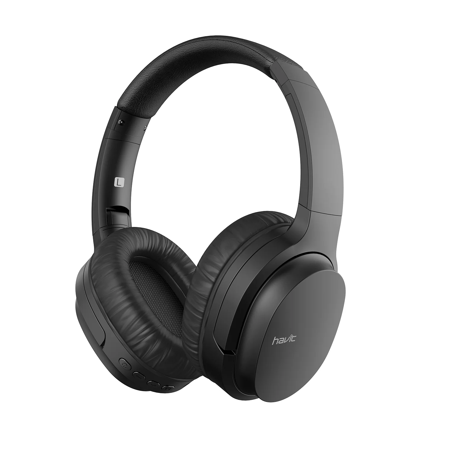 HAVIT I62N Active Noise Cancelling Wireless Bluetooth Headset, Fold Swiveling Earcups & Adjustable Headband