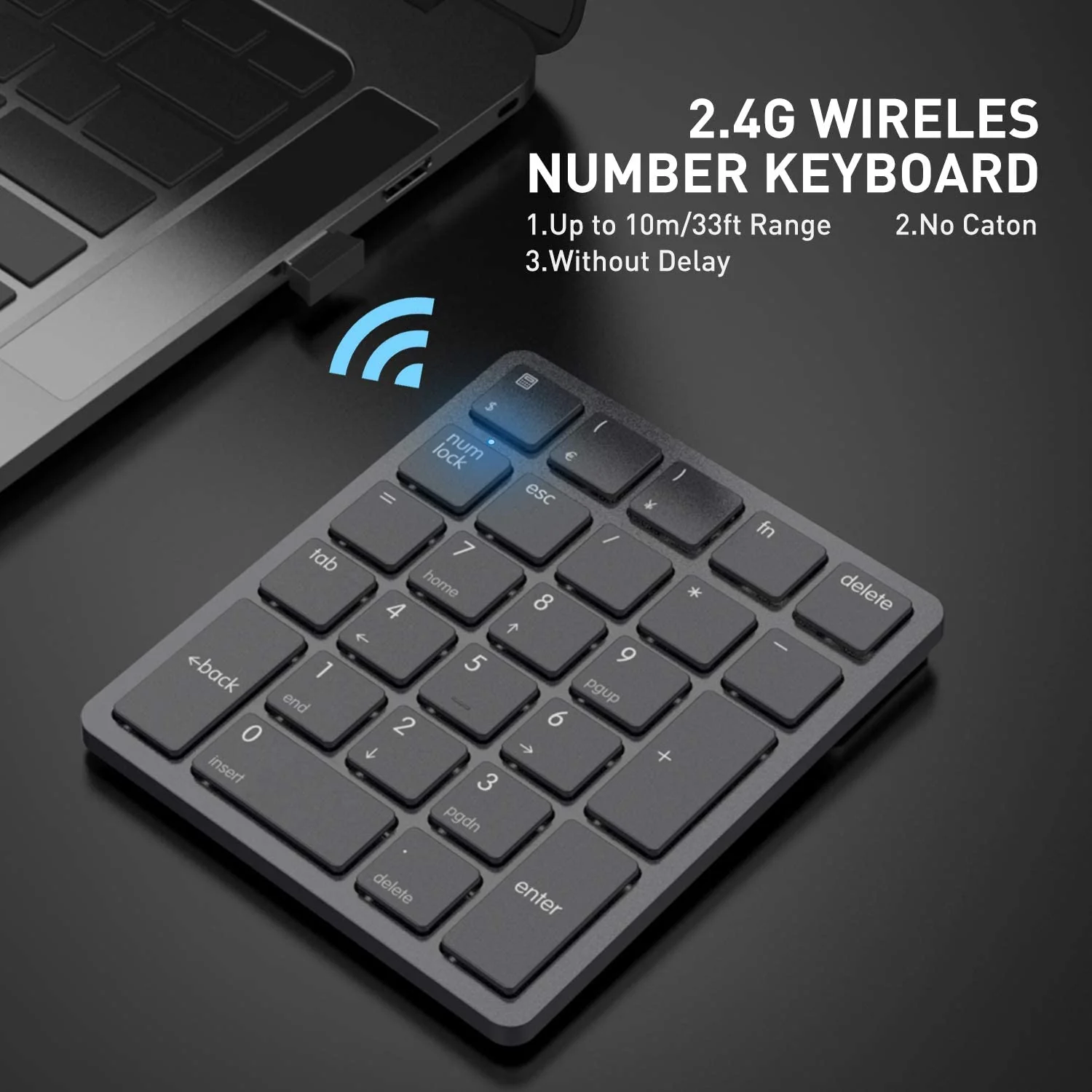 HAVIT KB260GCM 26 Keys Wireless Number Keypad for Mac OS and Window System - Image 2