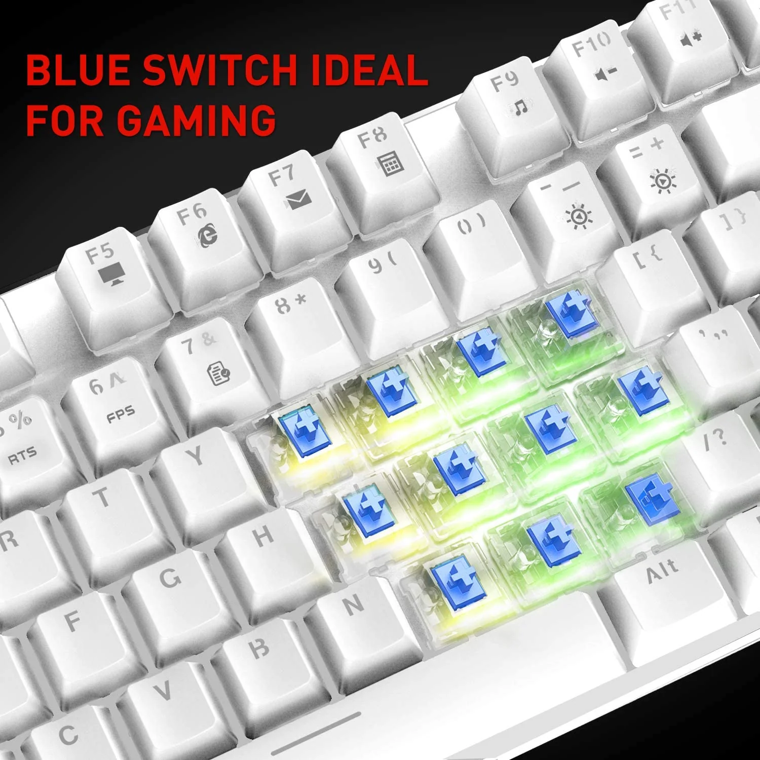 HAVIT KB393L Mechanical Gaming Keyboard and Mouse Combo 104 Keys with Rainbow Backlit - Image 11