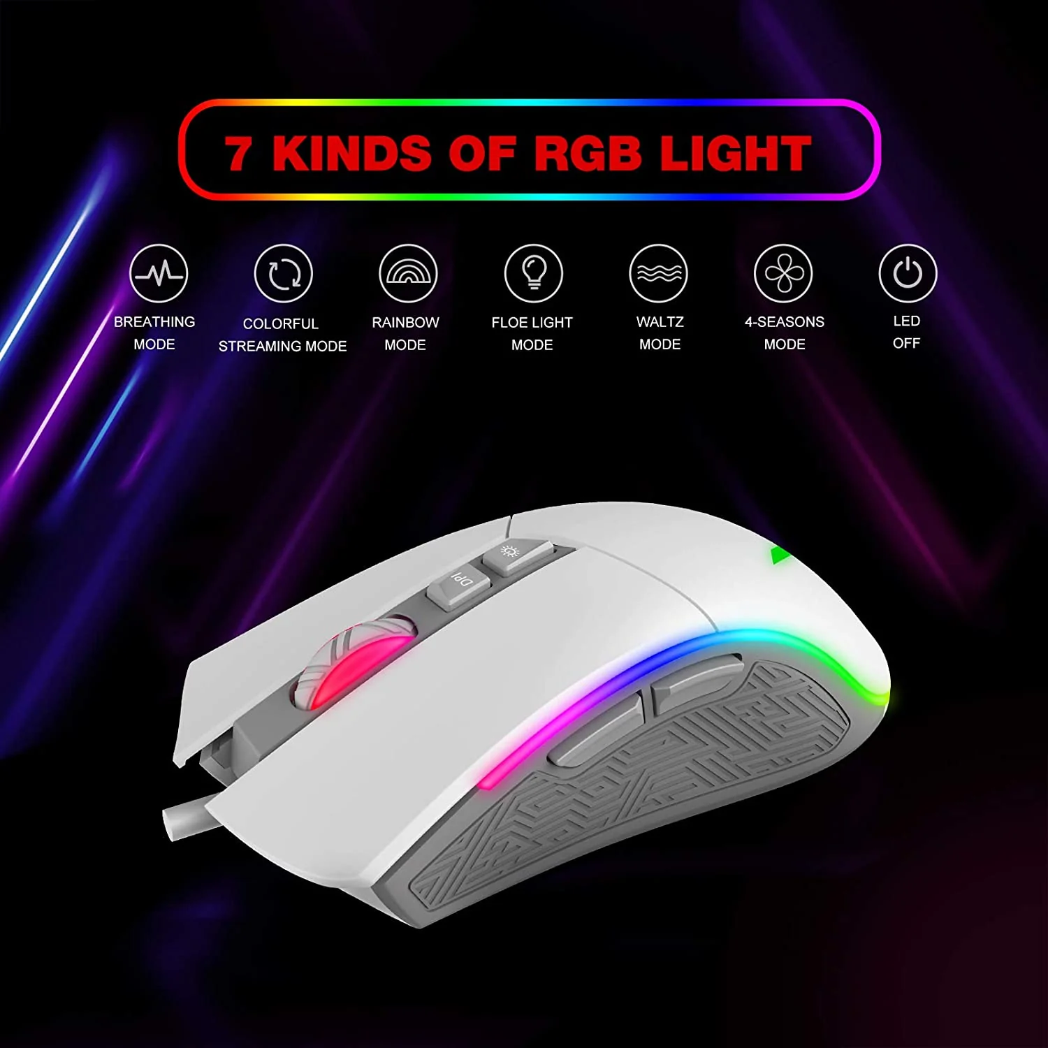 HAVIT KB393L Mechanical Gaming Keyboard and Mouse Combo 104 Keys with Rainbow Backlit - Image 12