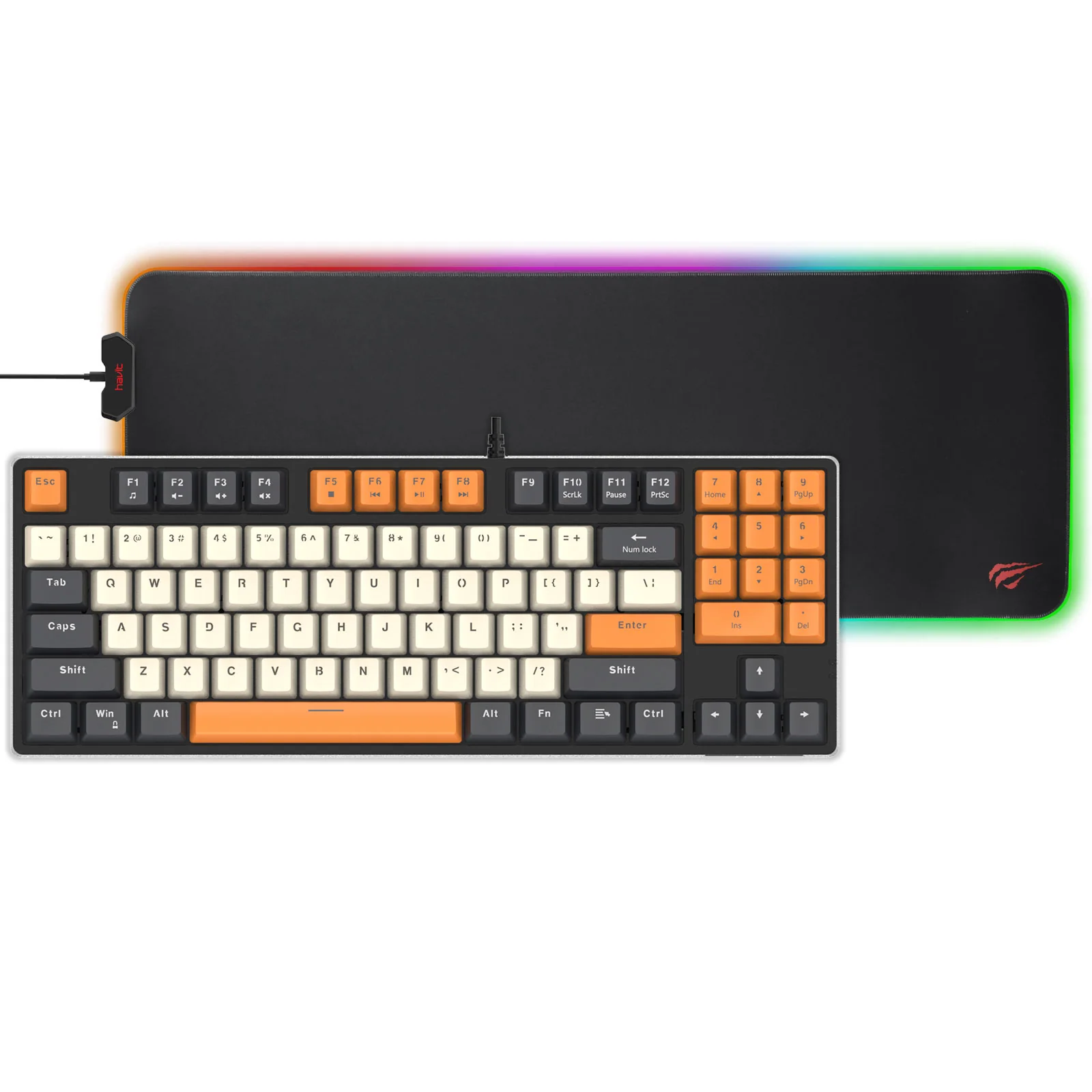 HAVIT KB487L Mechanical Keyboard Gaming Kit with Mouse + Mouse Pad +Headset + Headset Stand Combo - Image 12