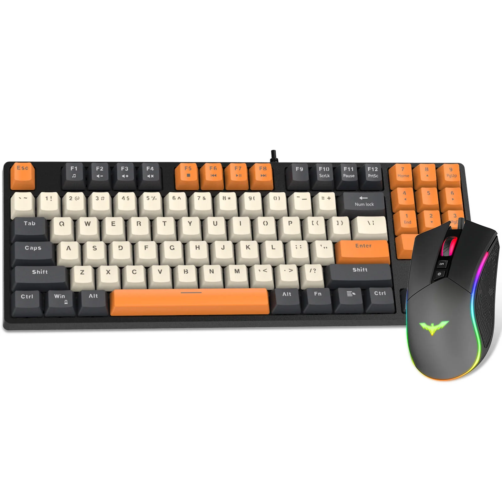 HAVIT KB487L Mechanical Keyboard Gaming Kit with Mouse + Mouse Pad +Headset + Headset Stand Combo - Image 5