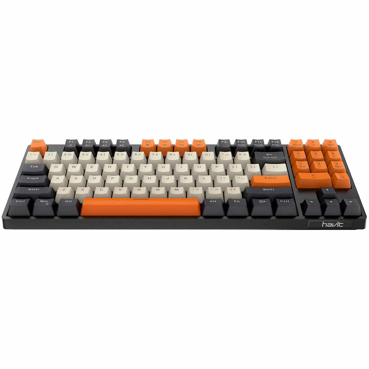 HAVIT KB487L TKL Gaming Mechanical Keyboard 89 Keys PBT Keycaps - Image 8