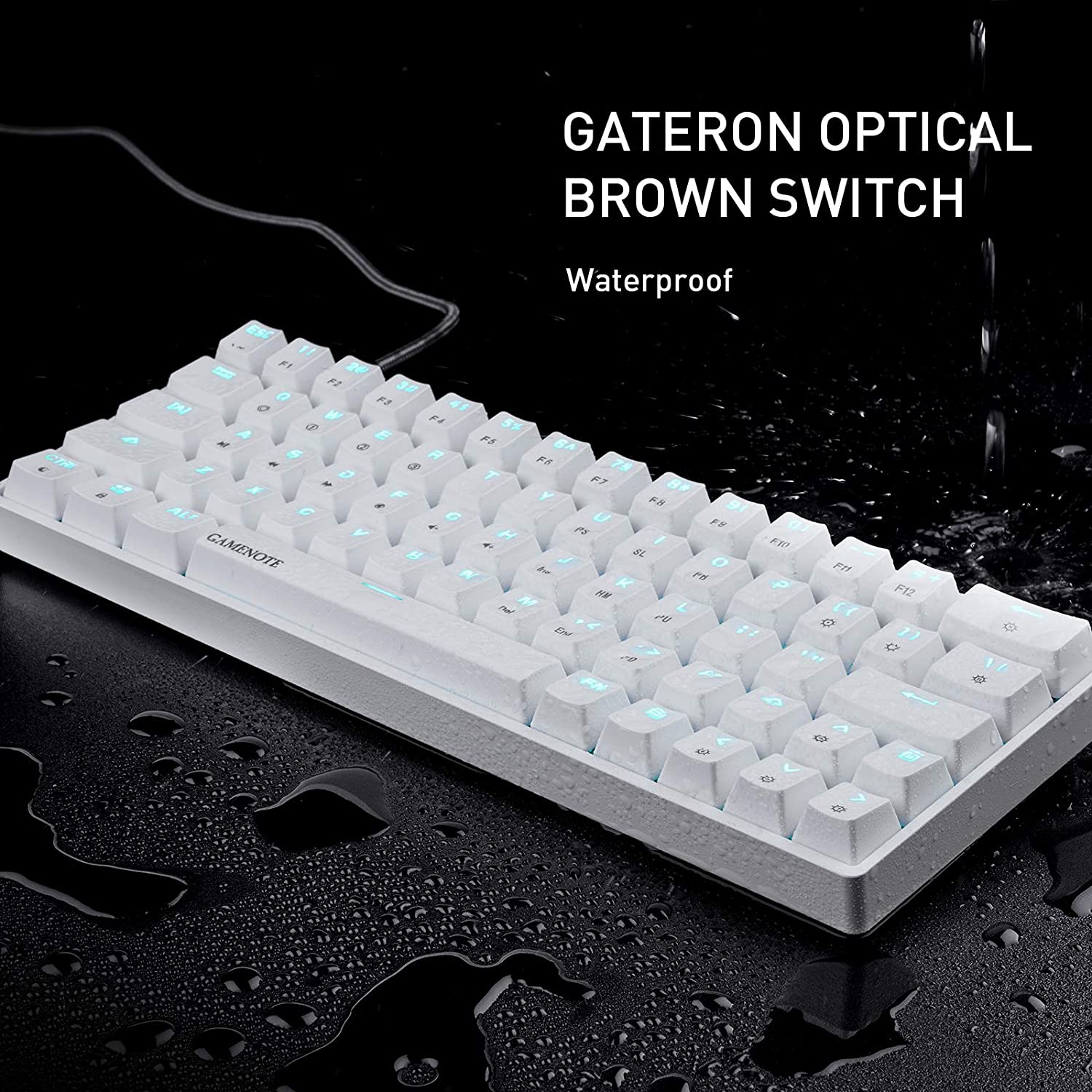 HAVIT KB500L 60% Mechanical Keyboard with Hot Swappable Brown Switch, RGB Compact, Waterproof & Programmable - Image 14