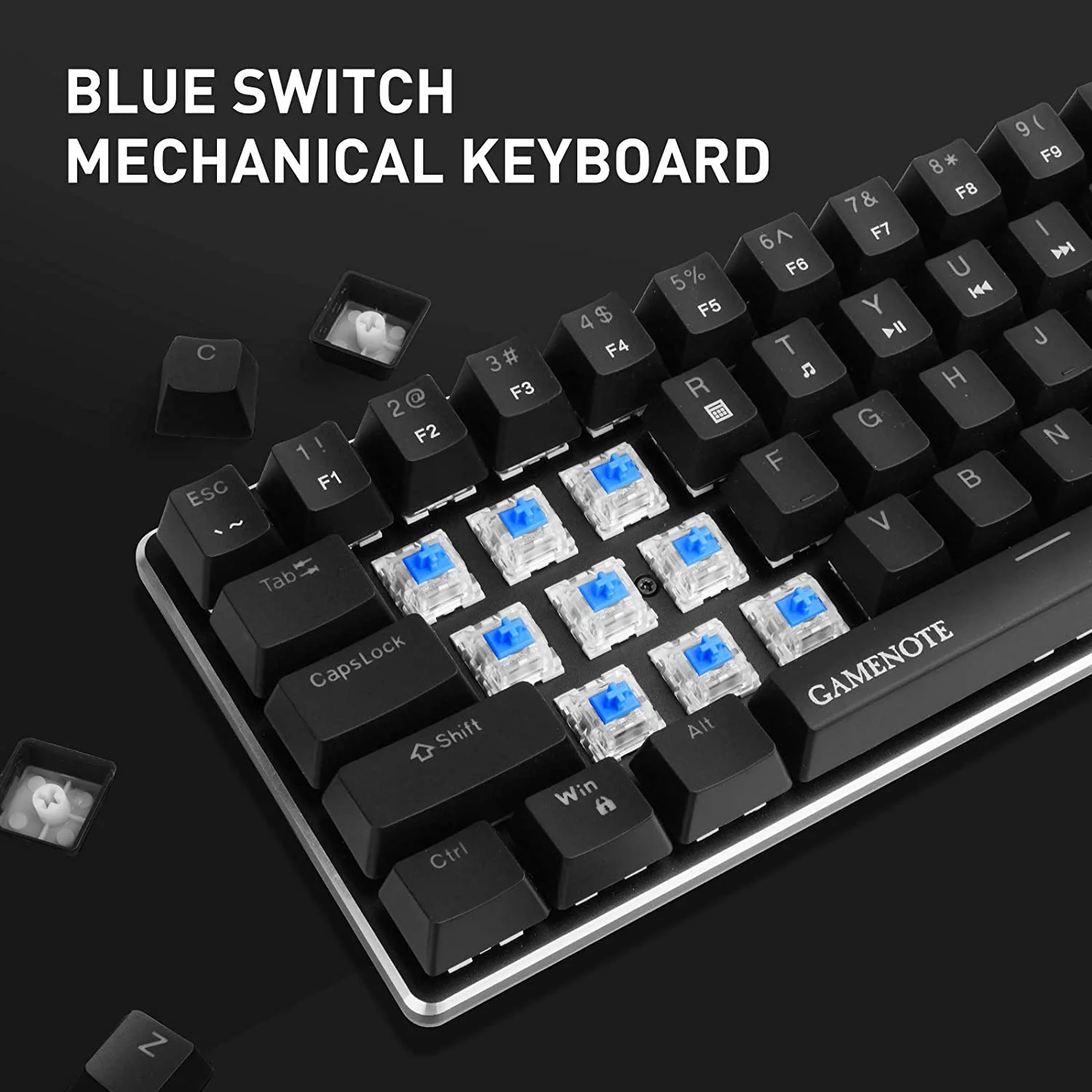 HAVIT KB512L 60% Gaming Mechanical Keyboard with 71-Key, LED Backlit, Detachable USB Type-C Cable - Image 5