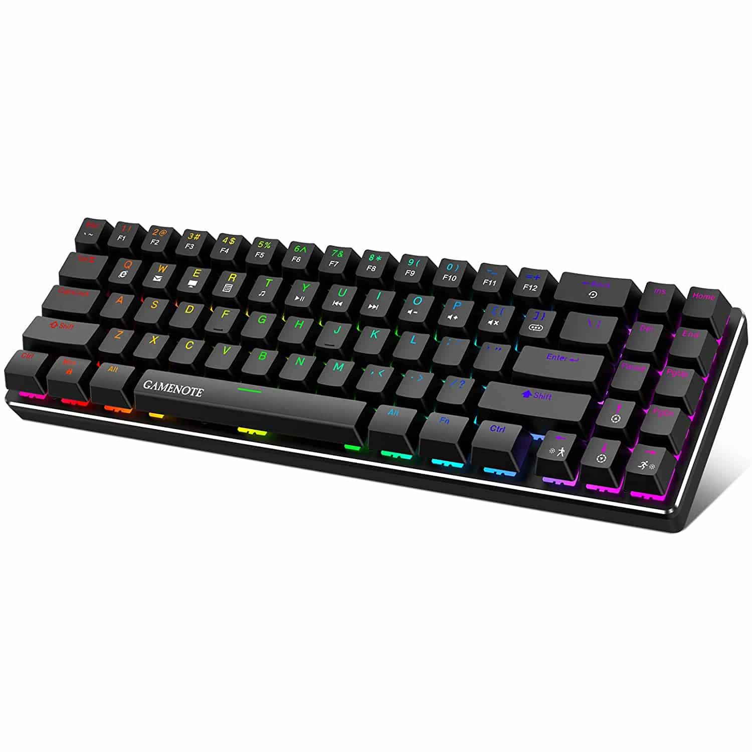 HAVIT KB512L 60% Gaming Mechanical Keyboard with 71-Key, LED Backlit, Detachable USB Type-C Cable - Image 9