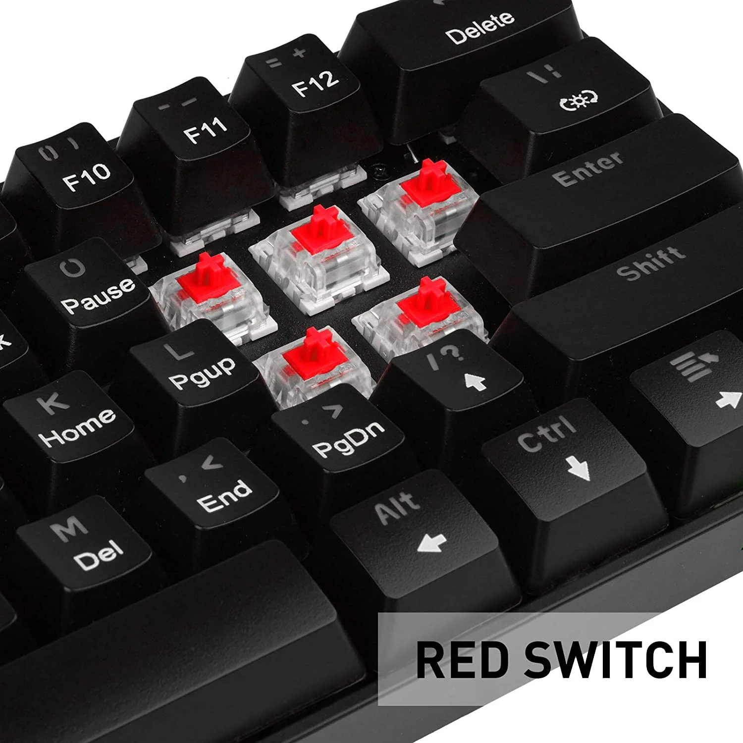 HAVIT KB611CM 60% Mechanical Keyboard & Programmable RGB Mouse Combo - 61 Keys Wired Type-C Backlit - Image 4