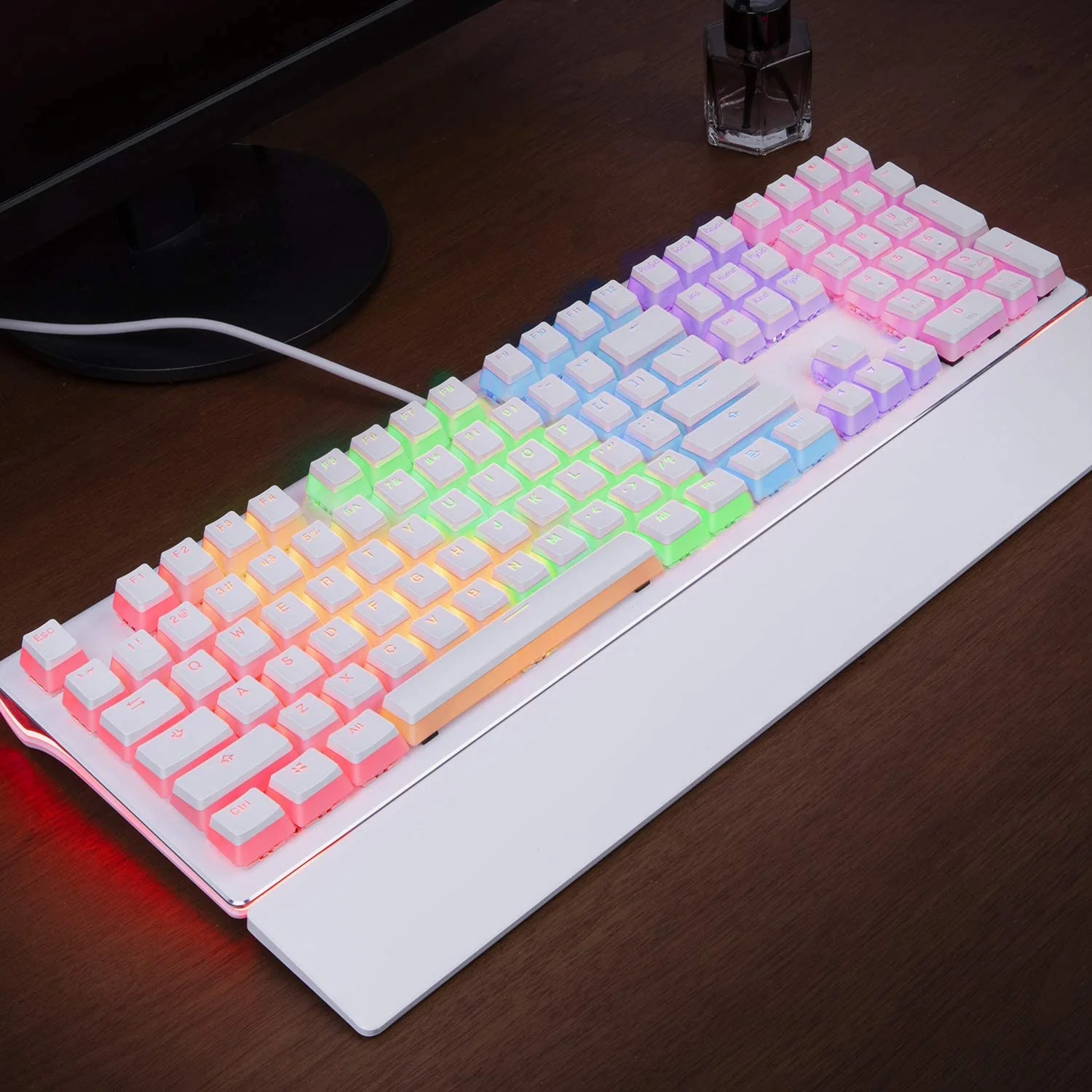 HAVIT KC22 PBT Keycaps with Puller - Pudding, Double Shot, for Cherry MX / Outemu Mechanical Keyboards - Image 15