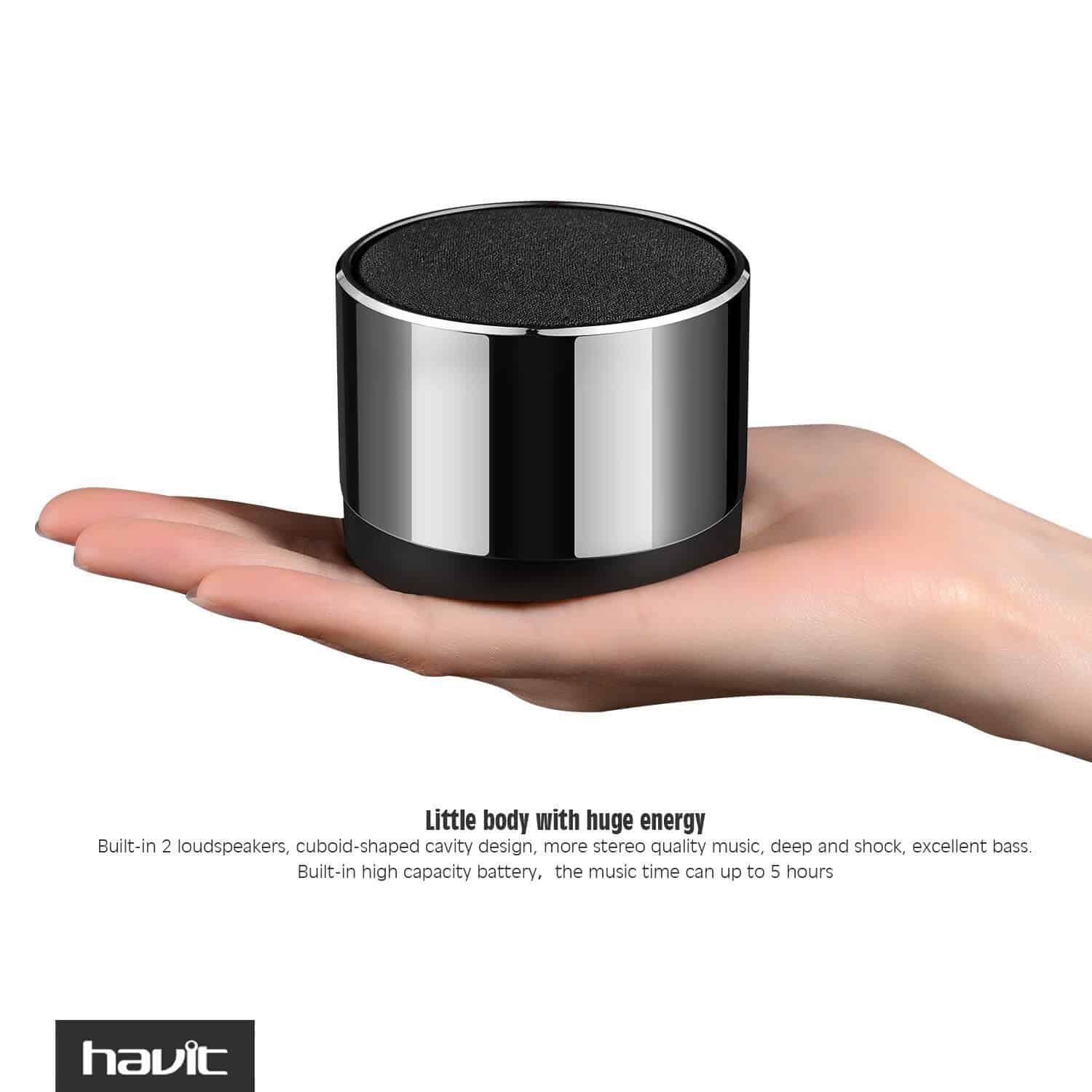 HAVIT M10 Mini Bluetooth Speaker with Cicada Membrane Technology - Image 16